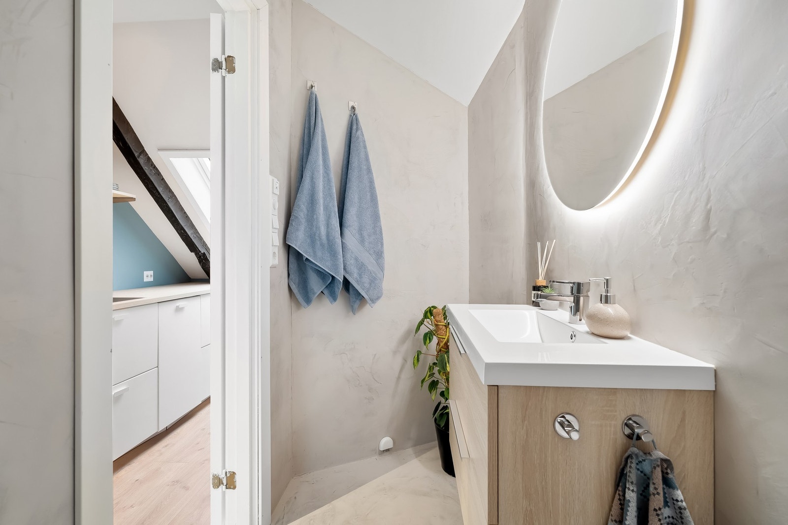 Moderne bad som ble oppusset i 2020. Galleribilde