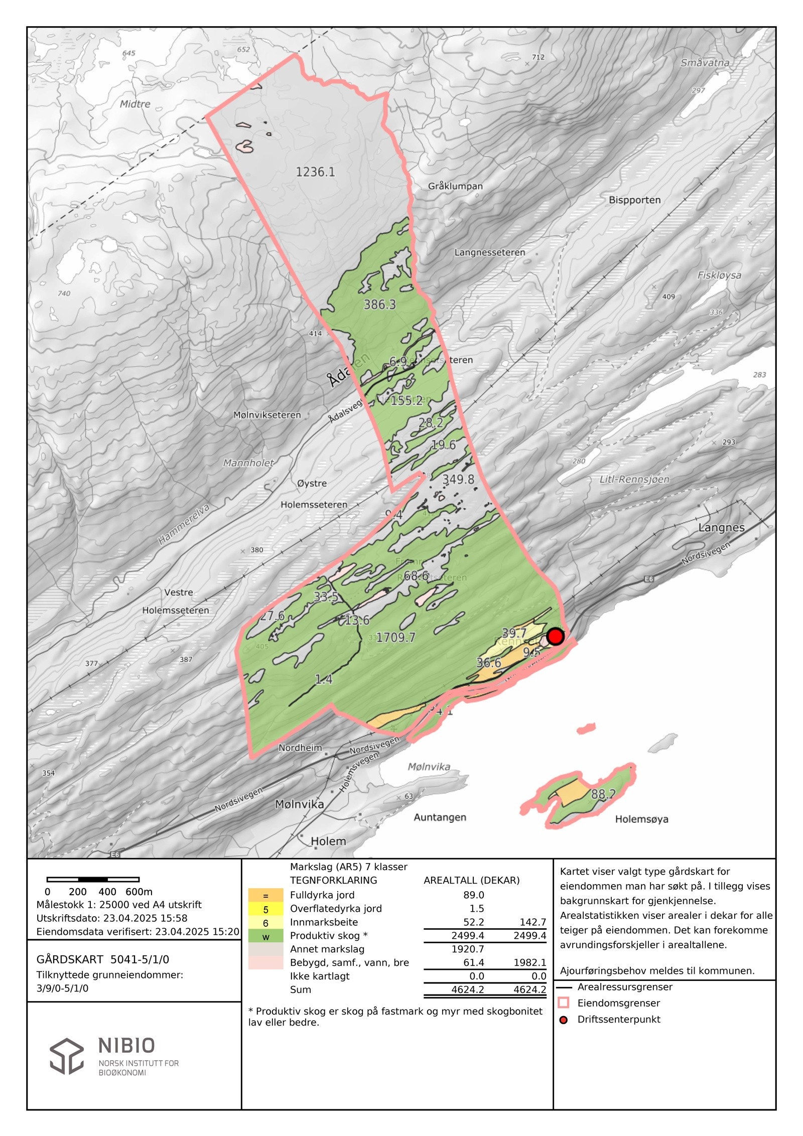 NIBIO gårdskart Galleribilde