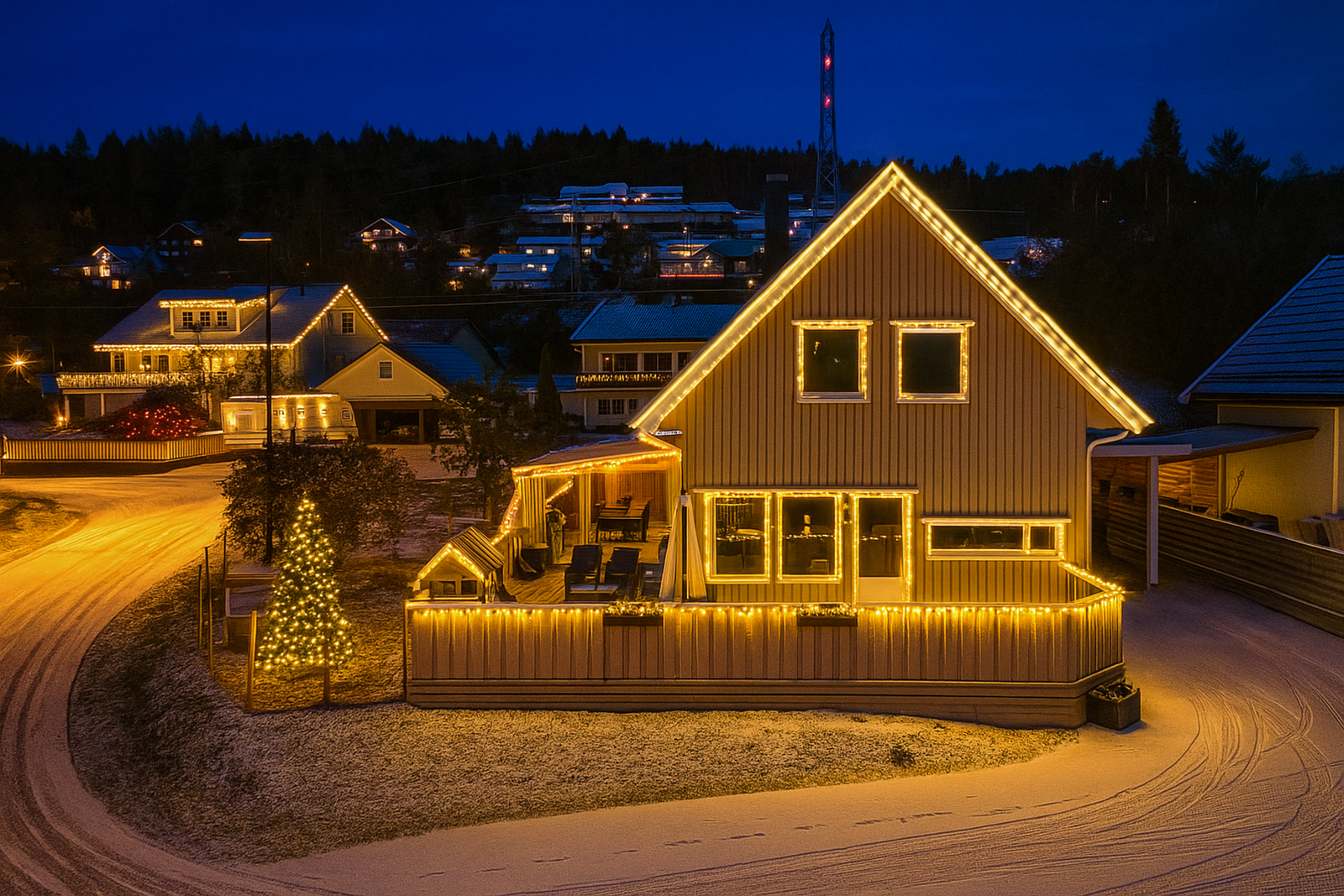 Det er lenge til jul, men vi måtte leke litt med ChatGPT Galleribilde