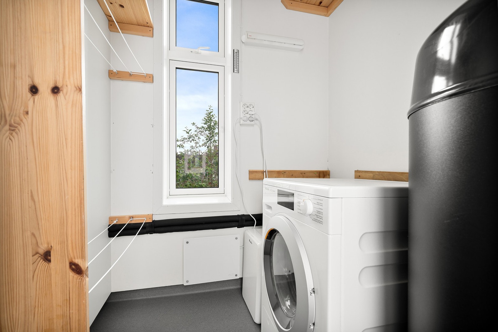 Praktisk vaskerom. Galleribilde