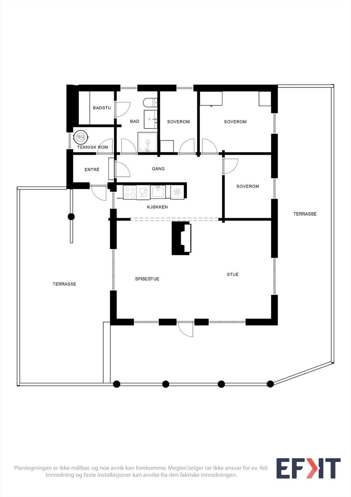 Plantegning. Galleribilde