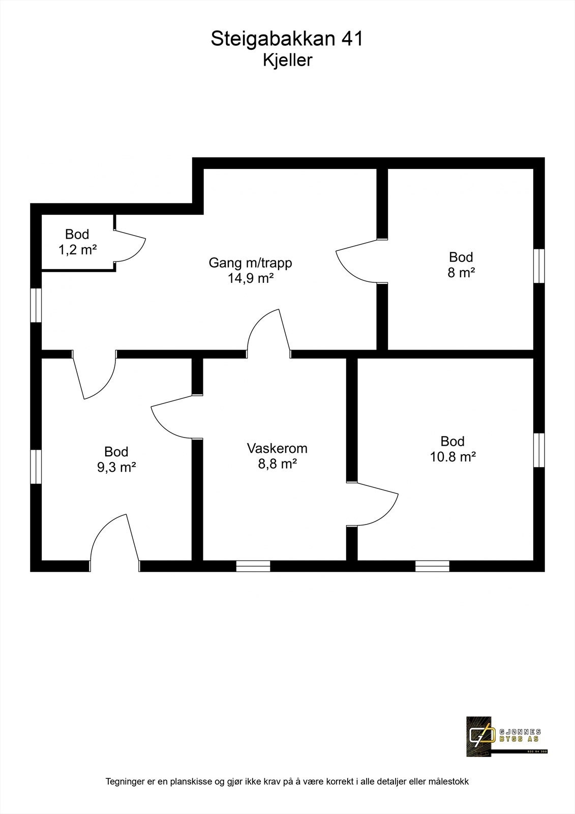 Steigabakkan 41 - Kjeller - 2D Floor Plan.jpg Galleribilde