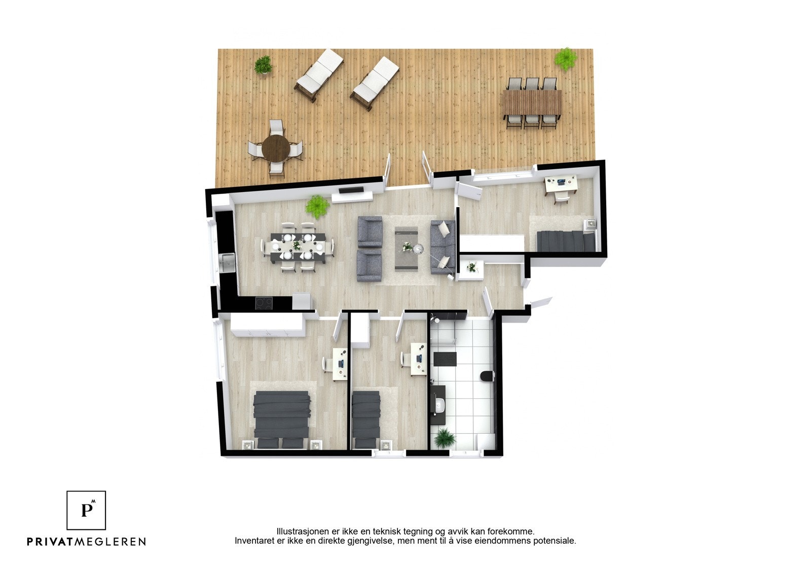 Plantegning Galleribilde