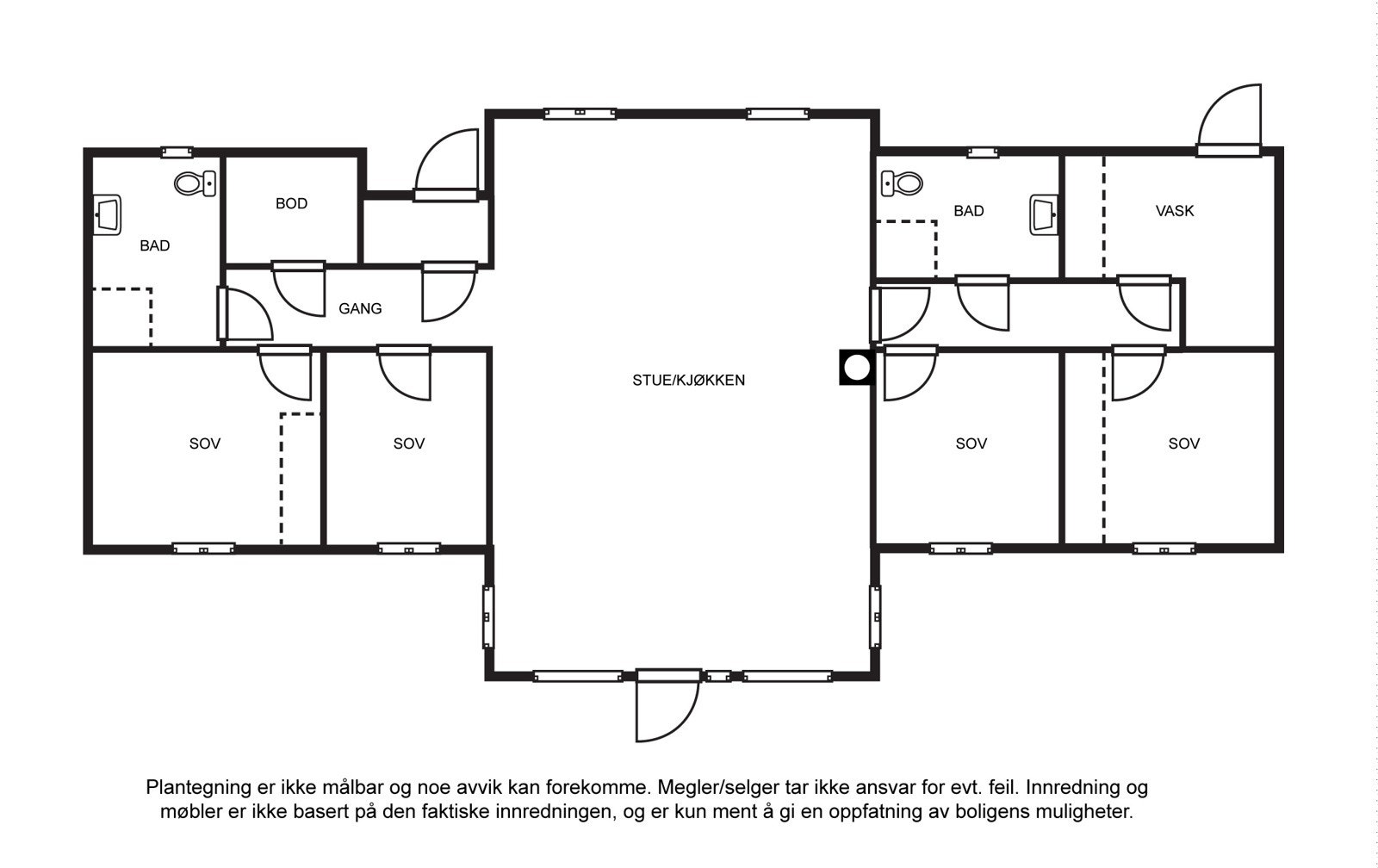 Plantegning Galleribilde