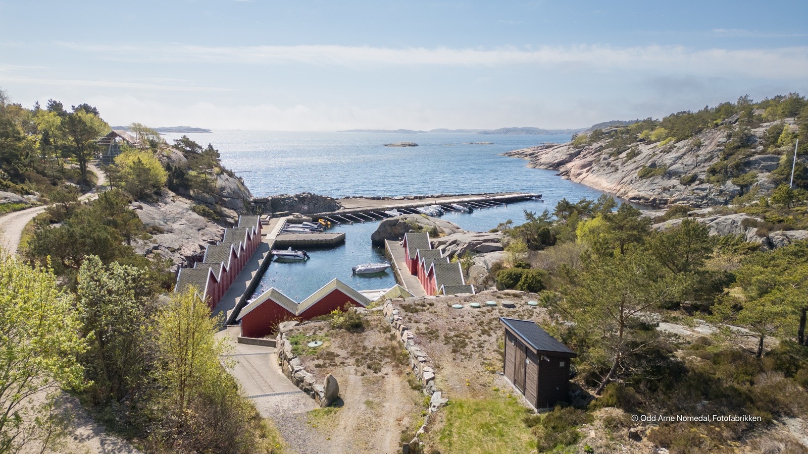 Fra eiendommen har man flott havutsikt Galleribilde