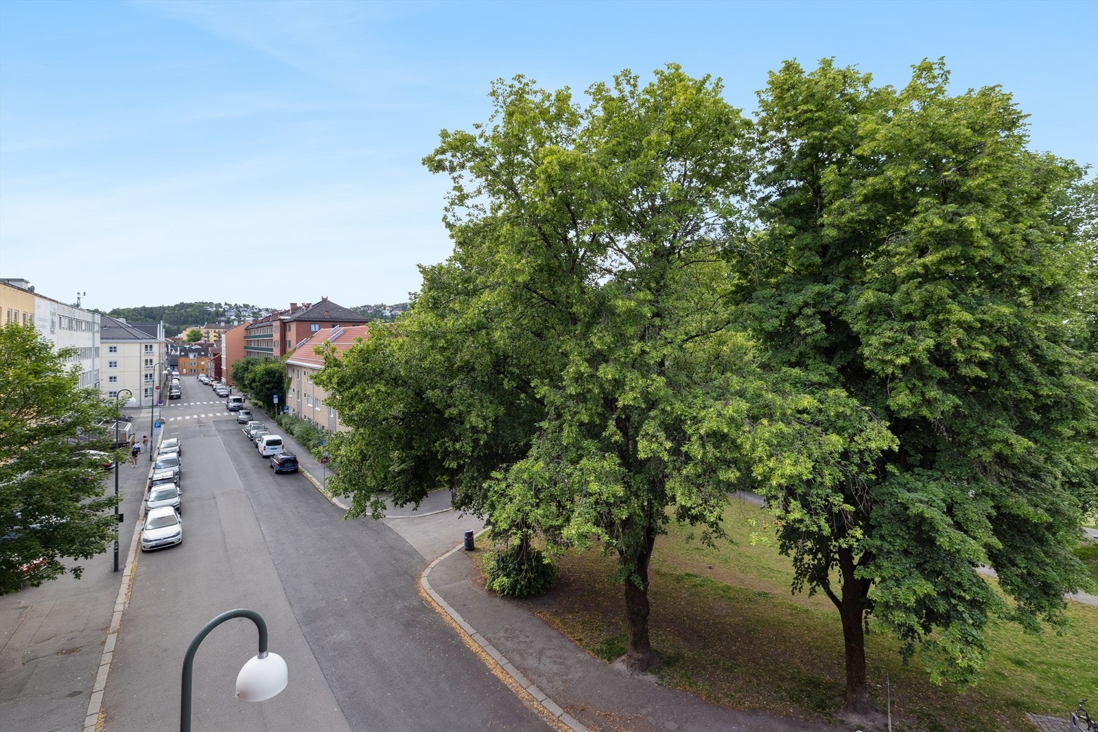 Utsikt fra balkong. Galleribilde