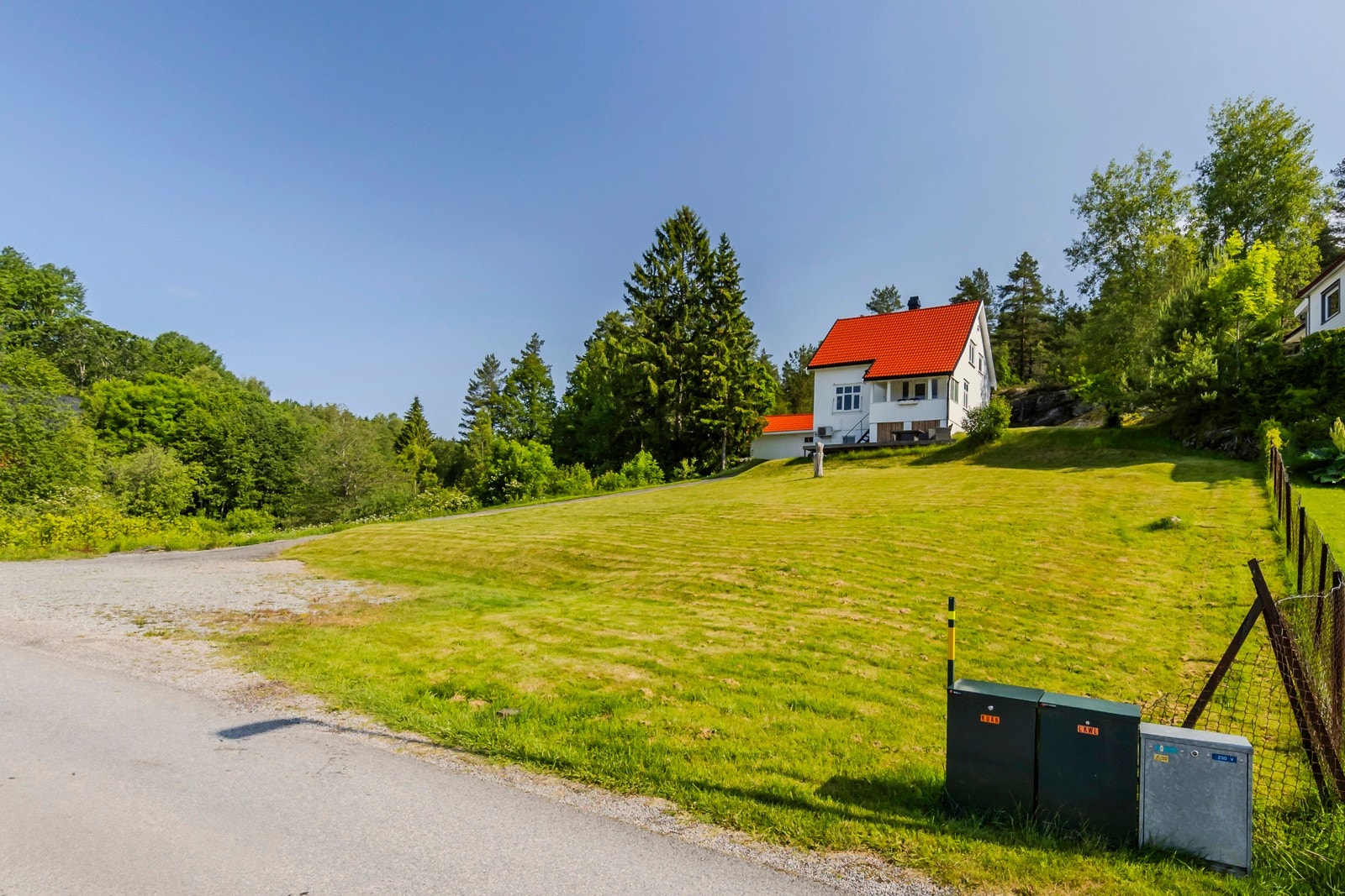 Solrik vestvendt tomt Galleribilde