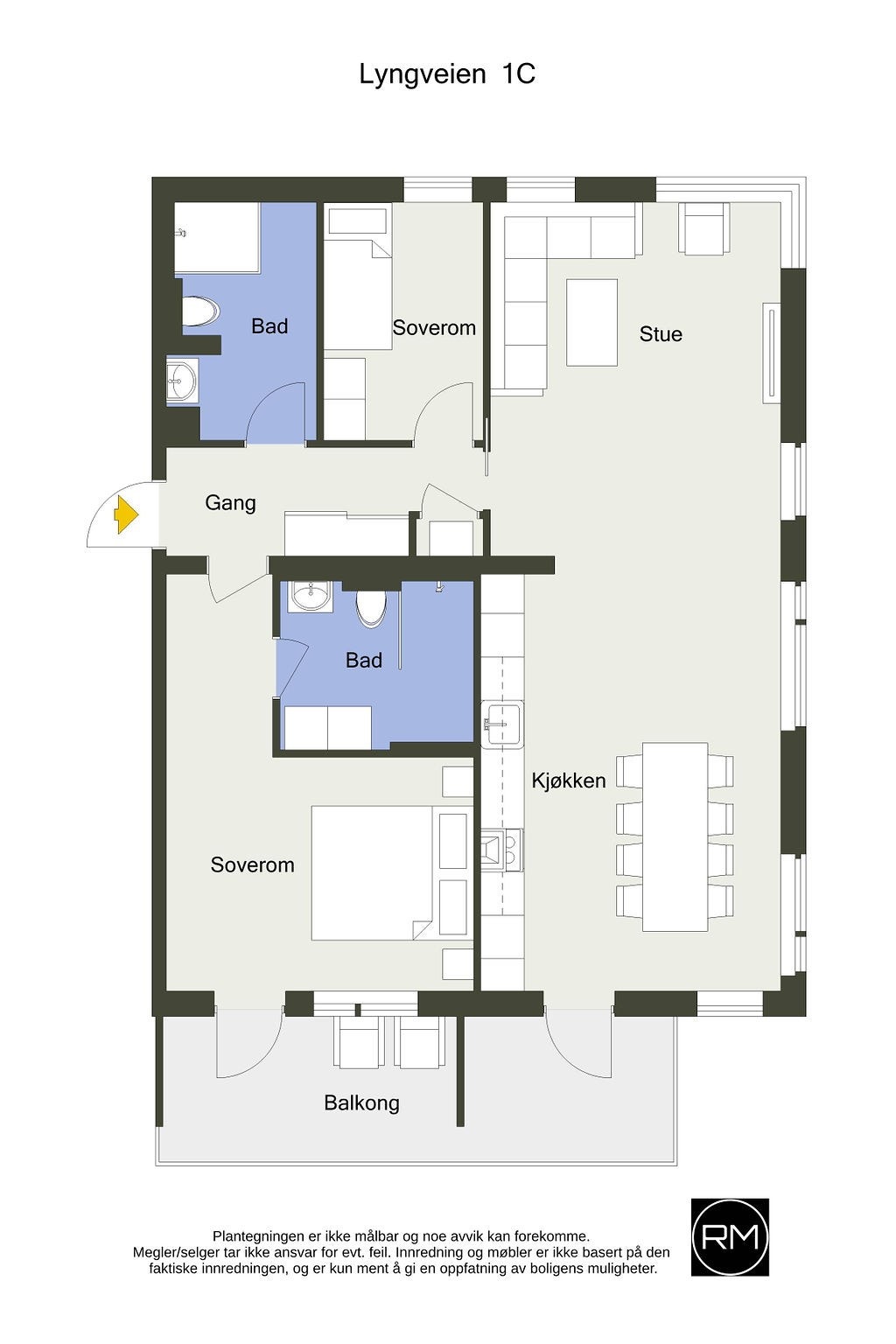 Plantegning Galleribilde