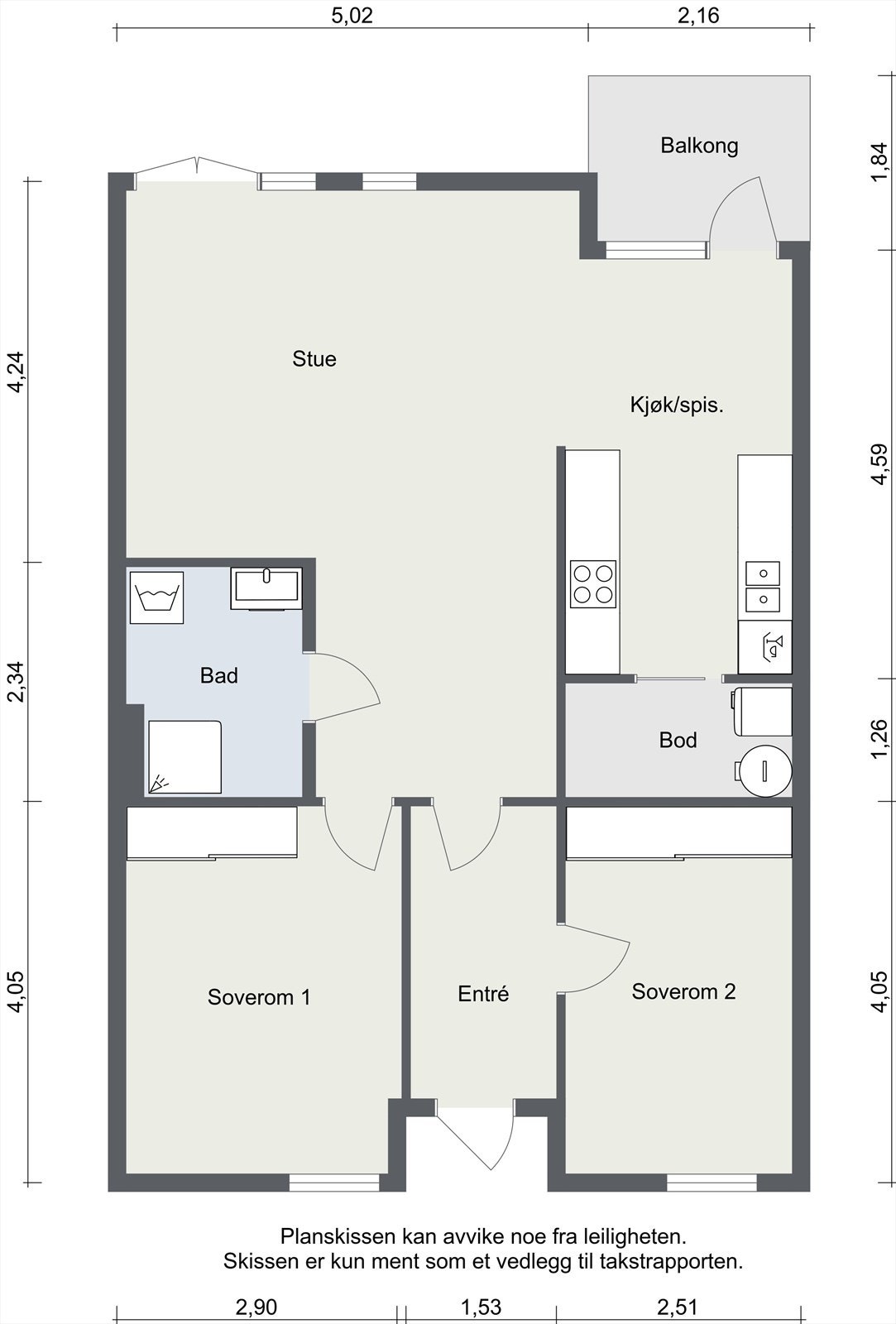 Plantegning. Galleribilde