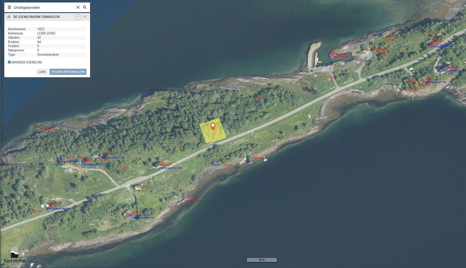 Vi har gleden av å presentere en ubebygd råtomt på vakre Ulvangsøy! Galleribilde