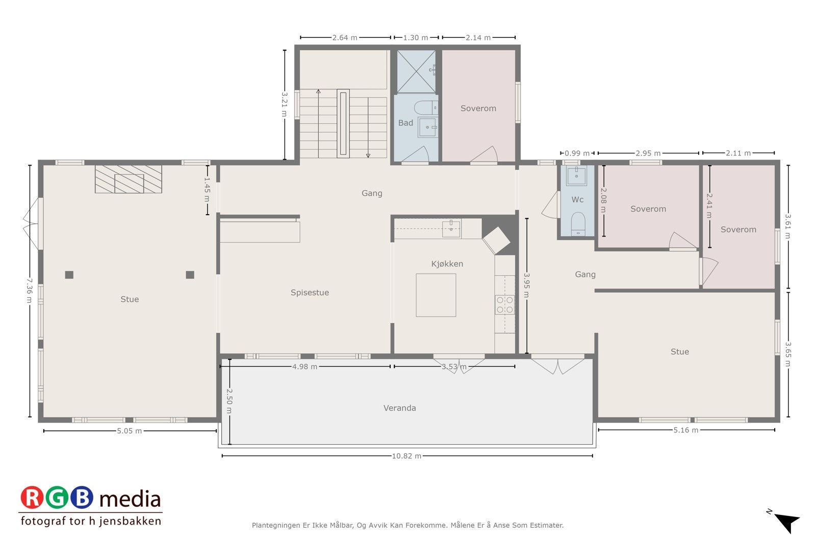 Plantegning første etasje. Galleribilde