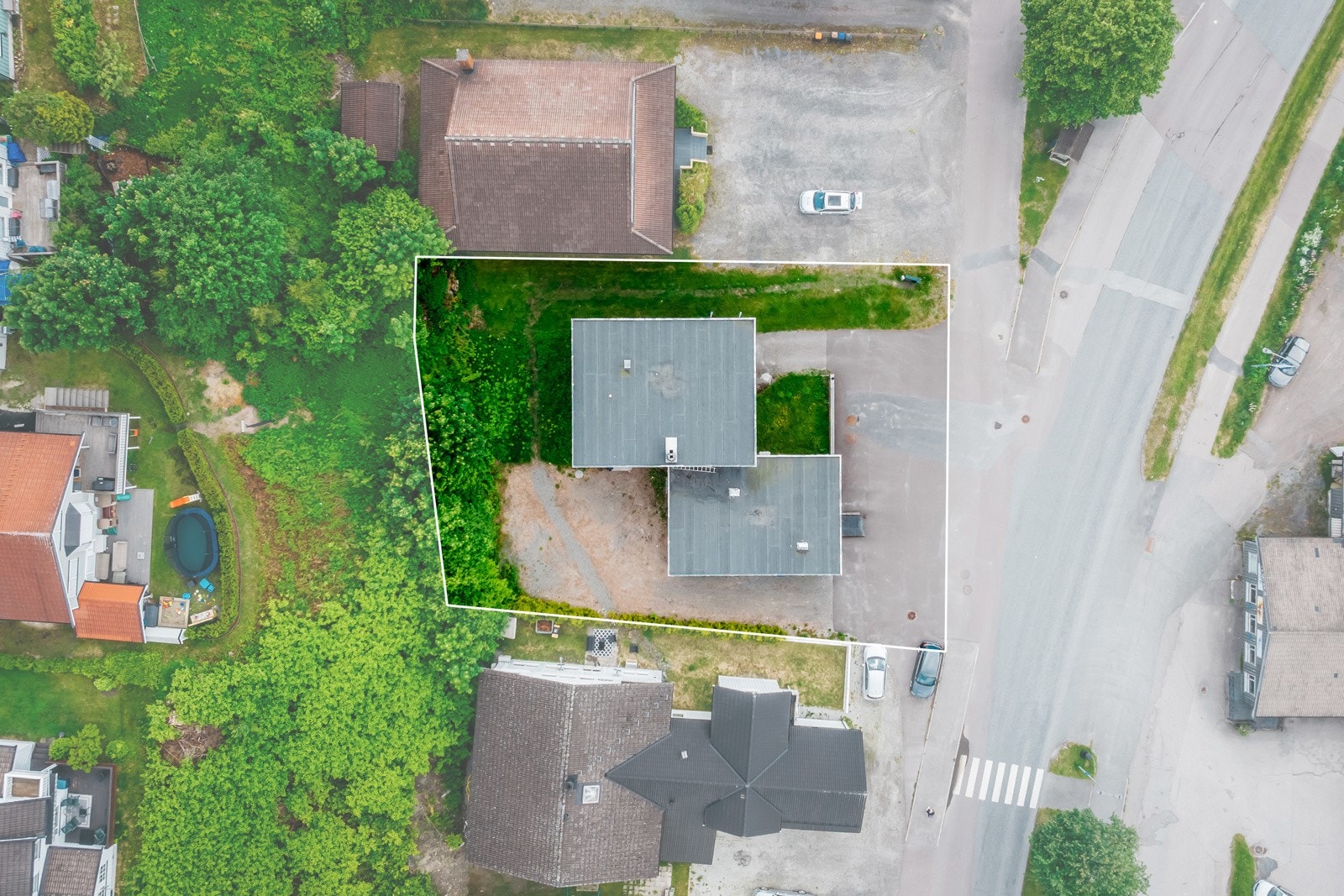 Omtrentlig omriss av tomten Galleribilde