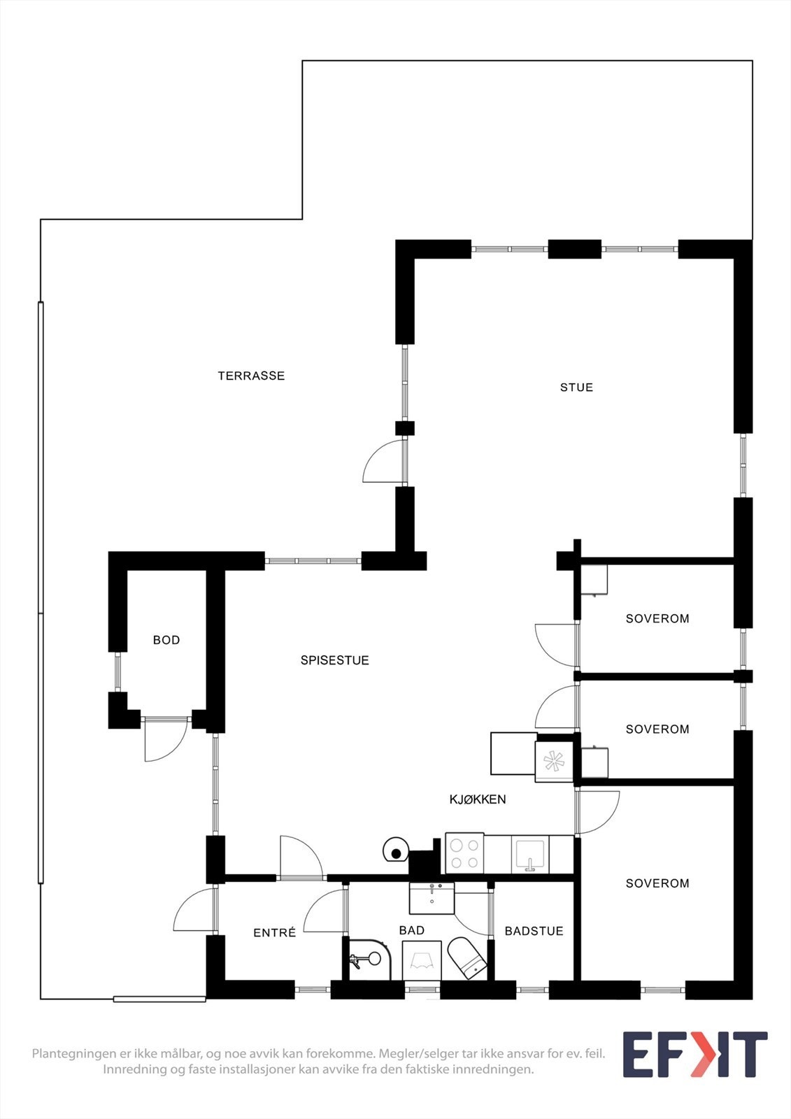Plantegning Galleribilde