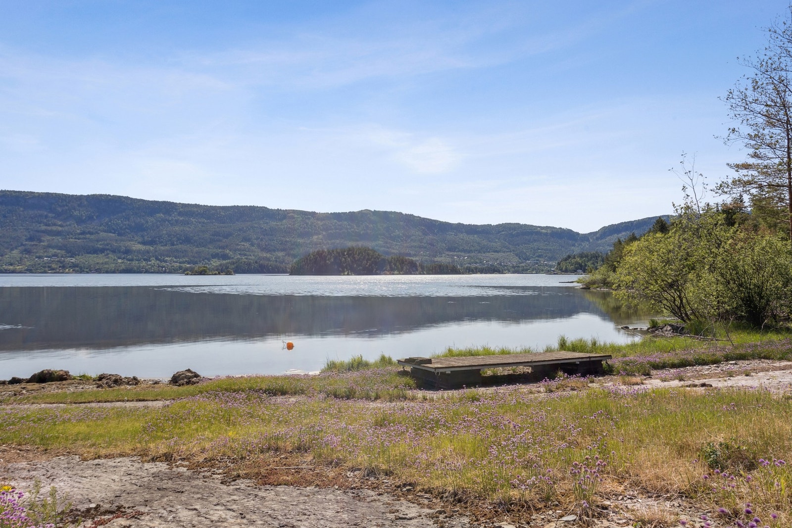 På eiendommen har du egen strandlinje. Galleribilde