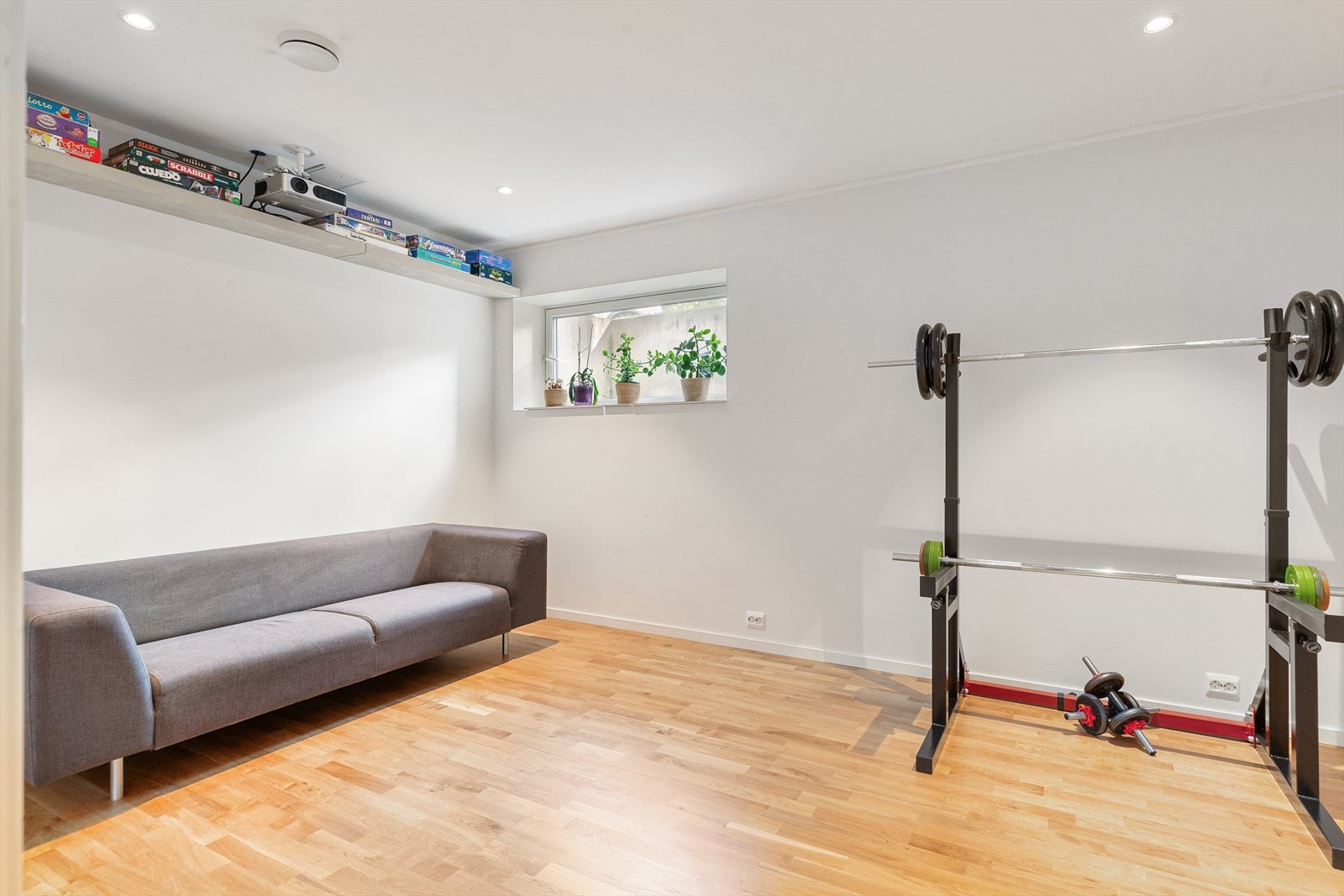 Tilleggsareal / treningsrom i kjeller. Galleribilde