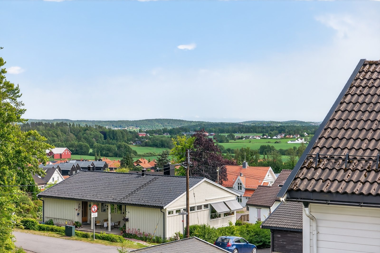 Utsikt fra balkongen Galleribilde