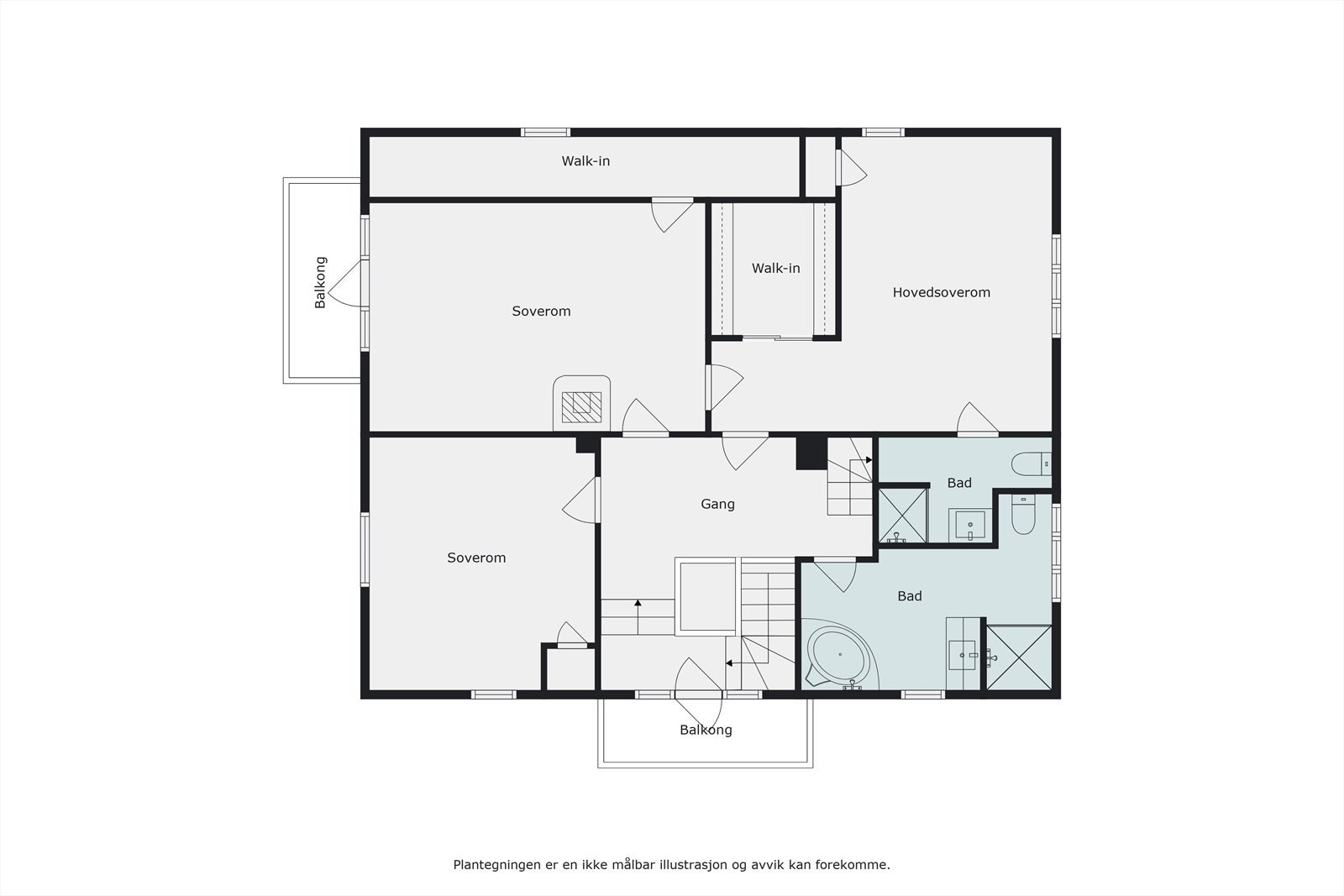 Plantegning Galleribilde