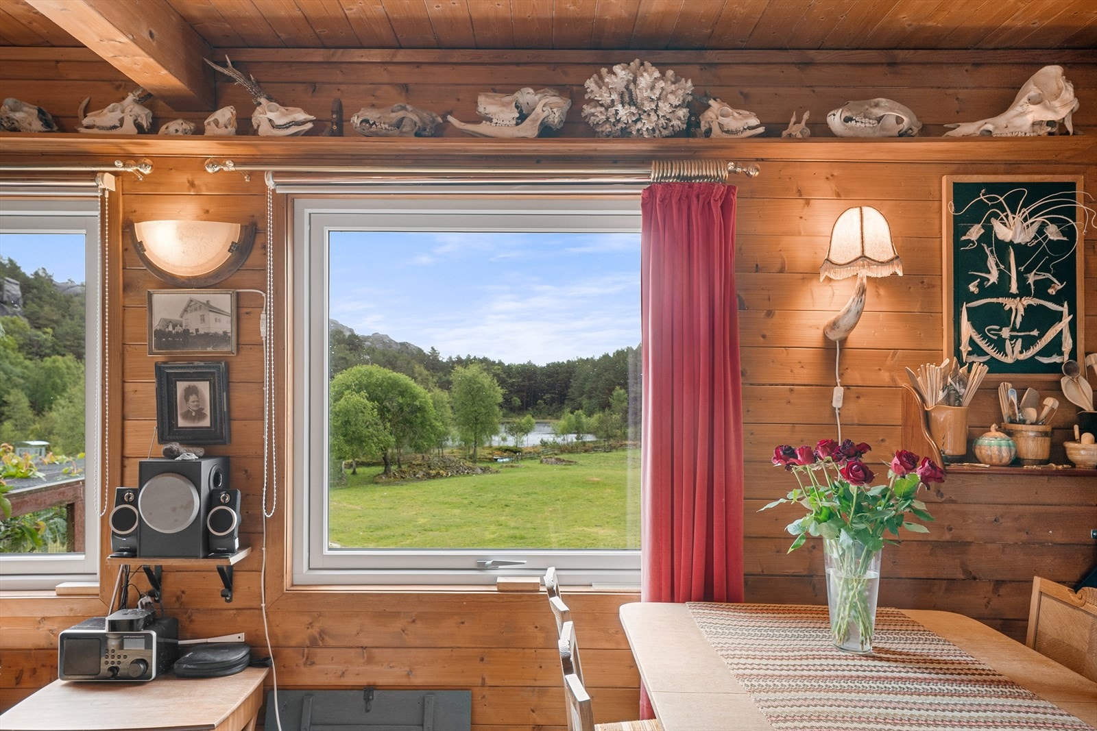 Utsikt fra kjøkken/stue Galleribilde