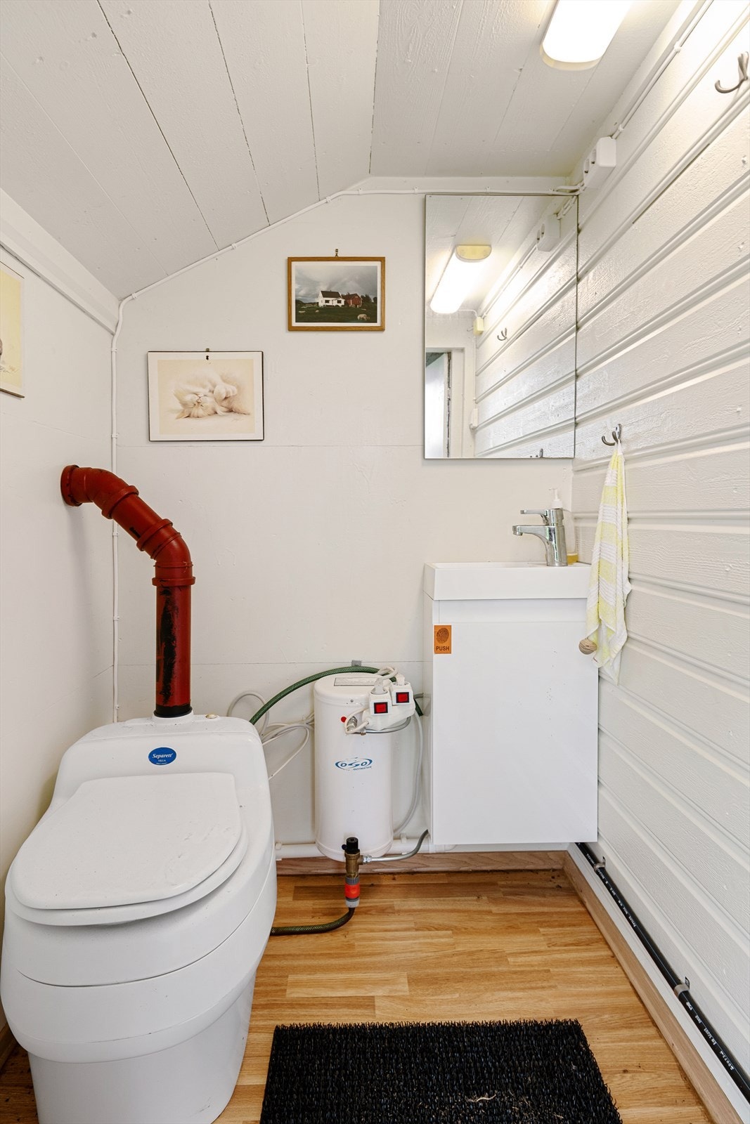 Toalett i stølen Galleribilde