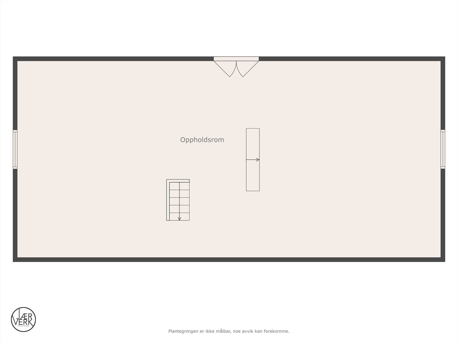 Plantegning hovedbygning 2. etasje Galleribilde