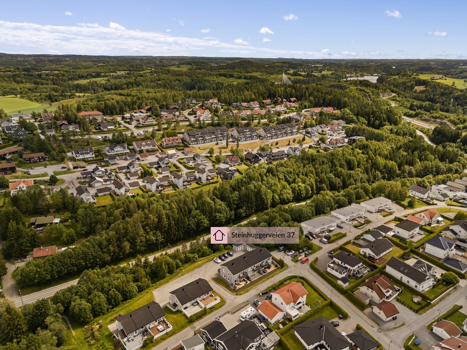 Dronefoto Galleribilde