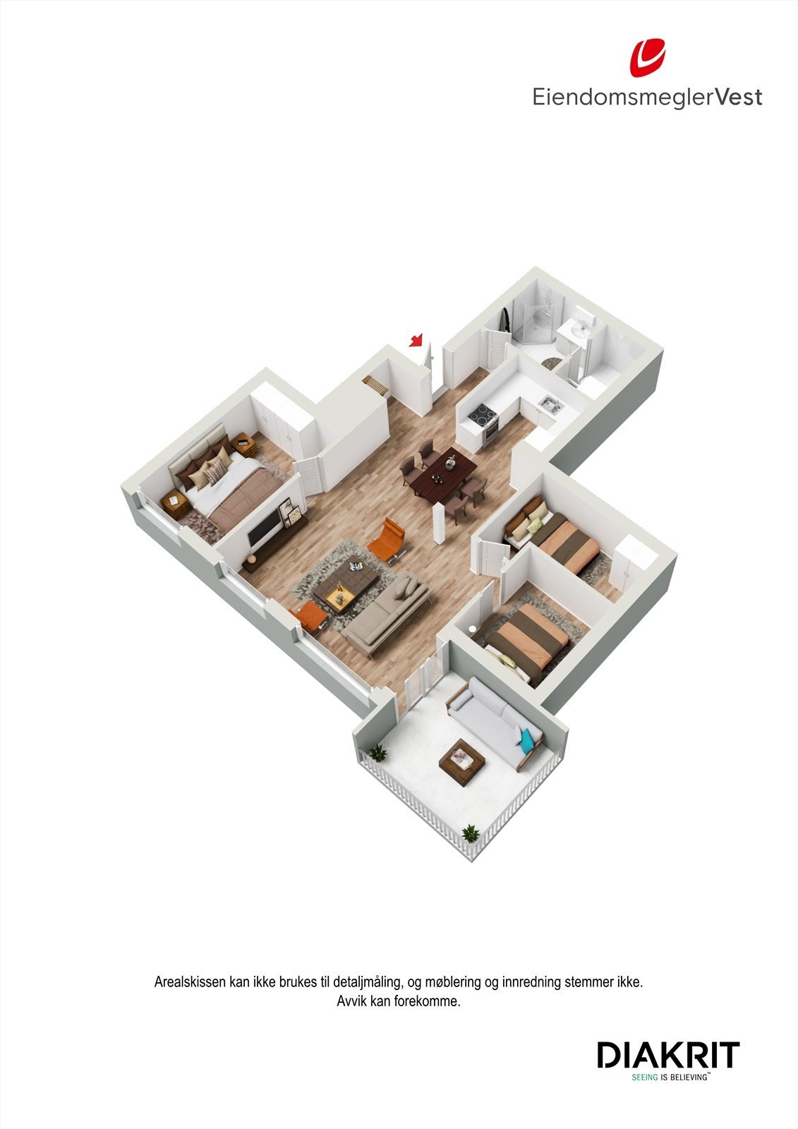 Plankart 3D Galleribilde