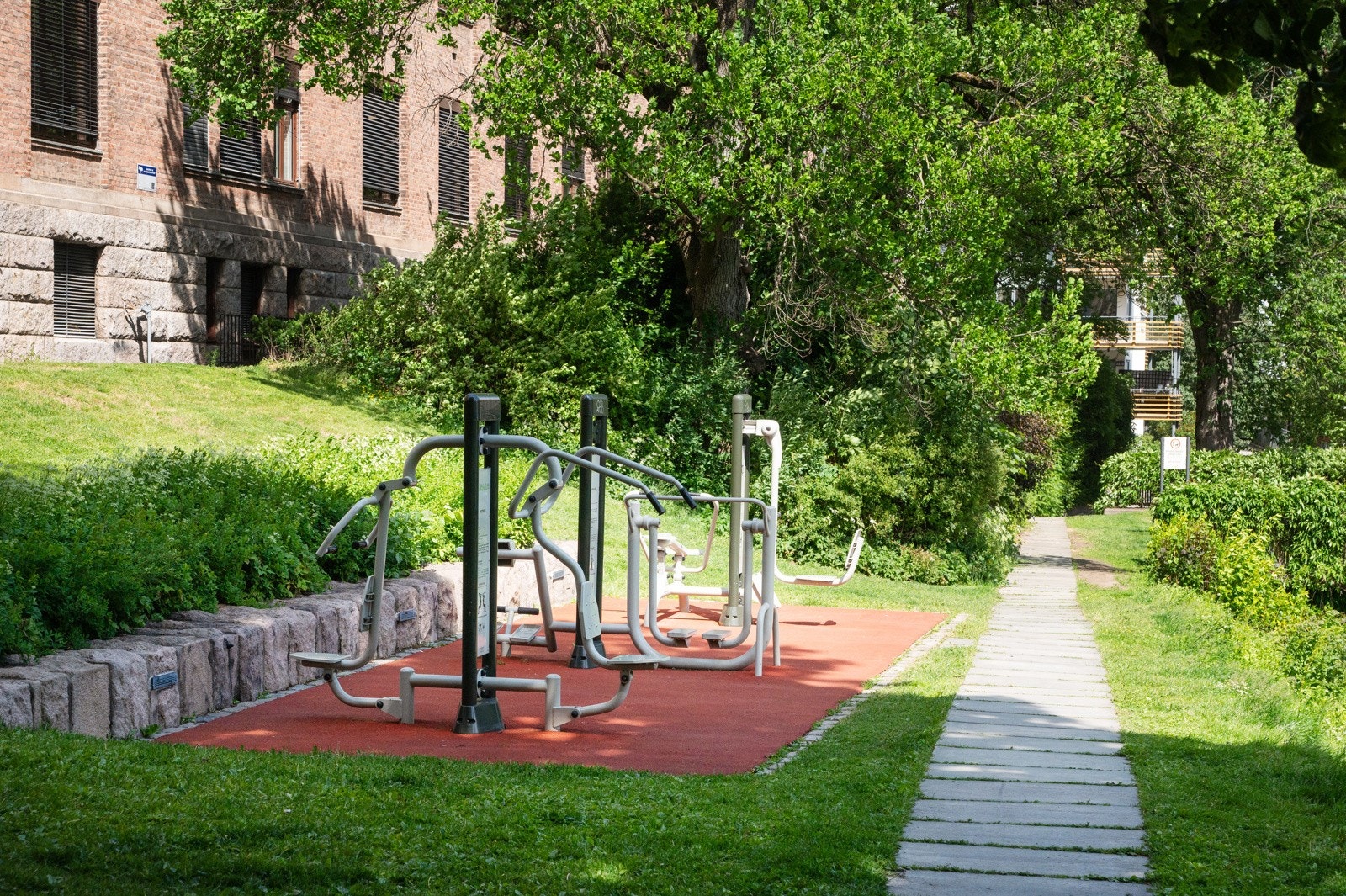 Flotte rekreasjonsarealer rett utenfor inngangsdøren Galleribilde