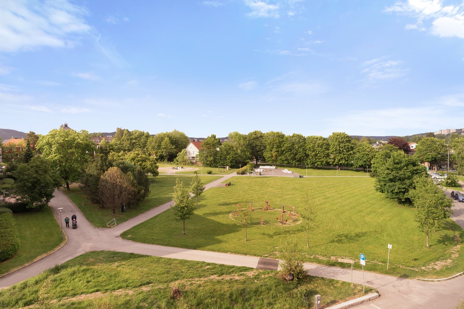 Utsikt fra soverom og kjøkkenvindu Galleribilde