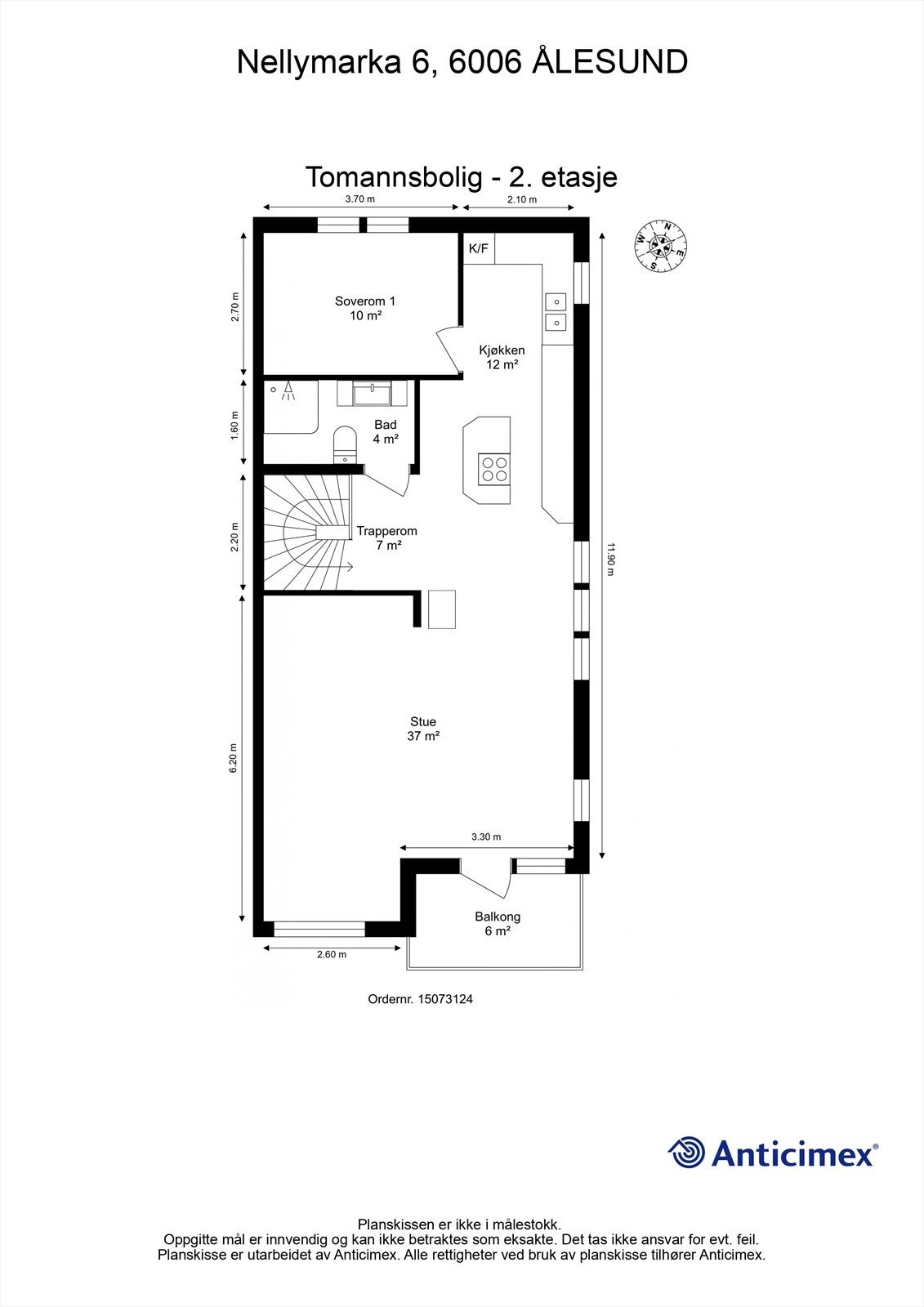Plantegning 2.etasje Galleribilde