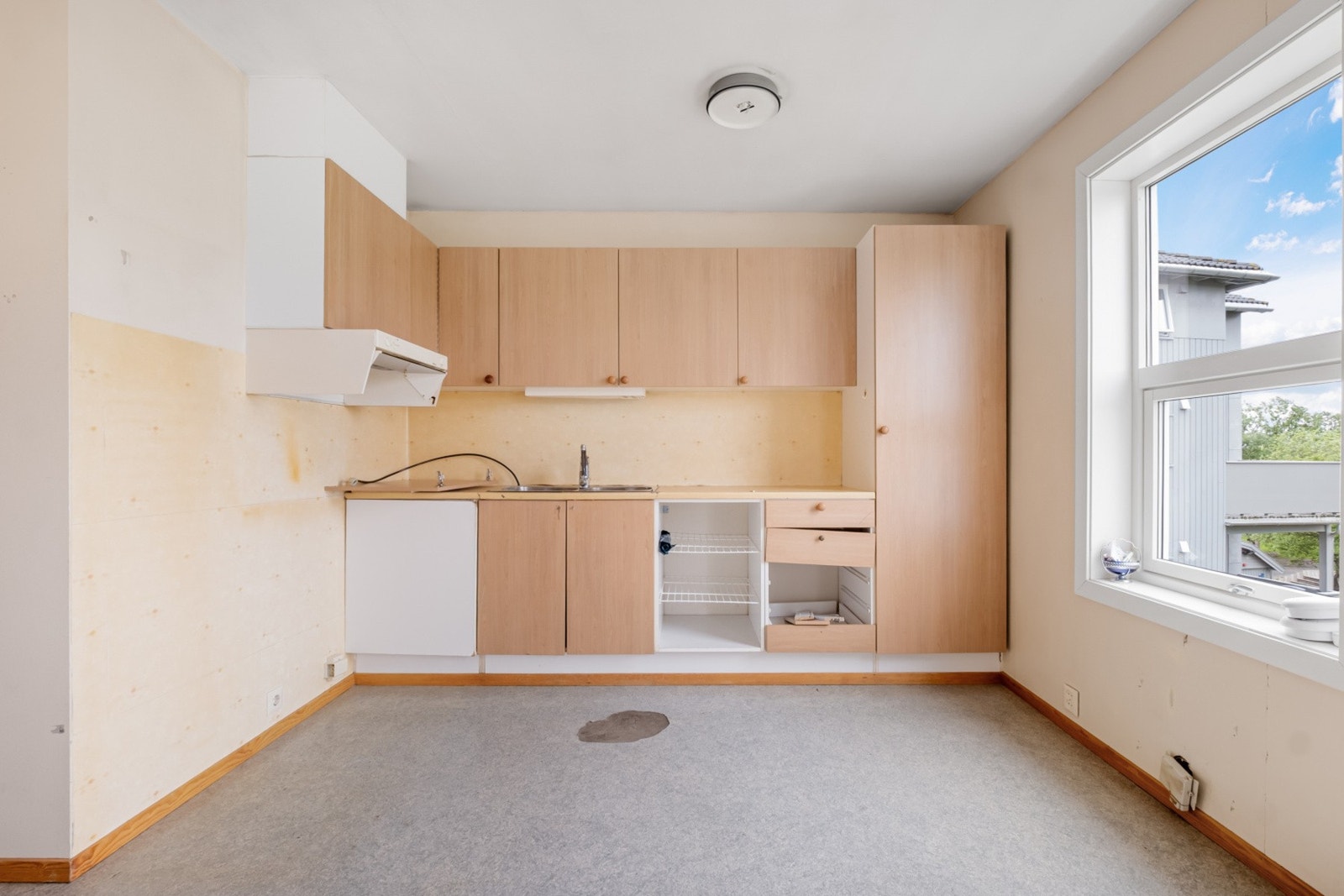 Leiligheten er klar for noen som vil sette sitt eget preg på den. Galleribilde