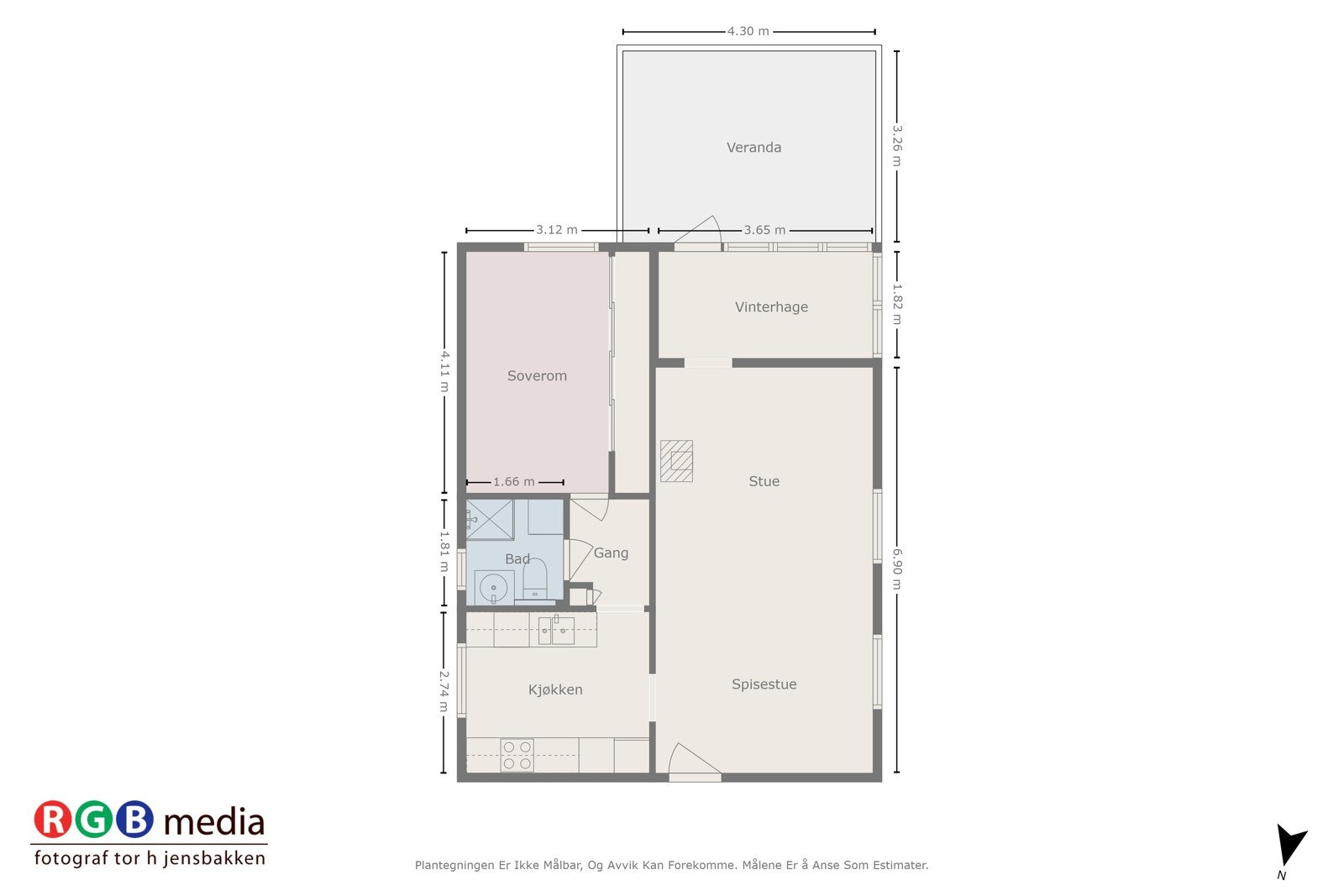 Planskisse Galleribilde