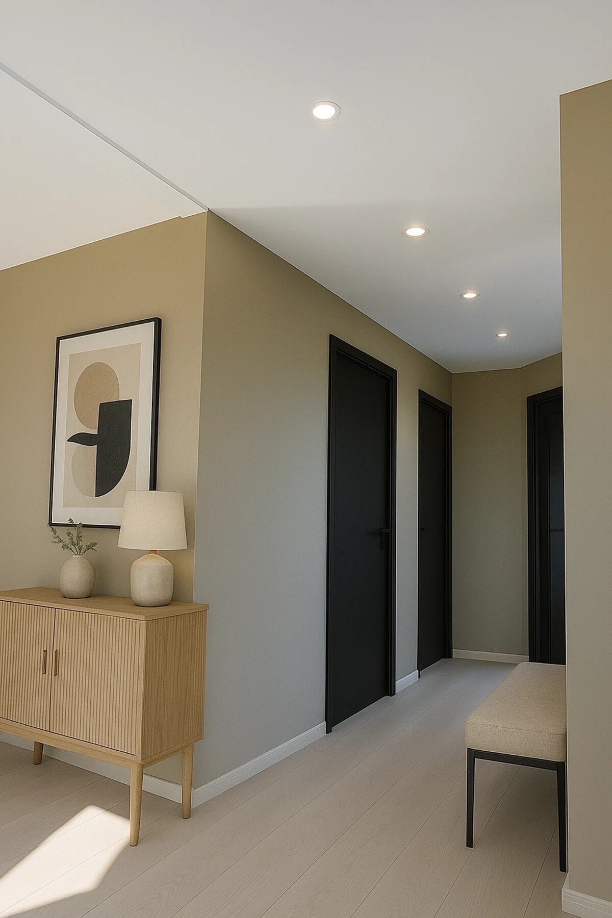 Hall Illustrasjon-foto Galleribilde