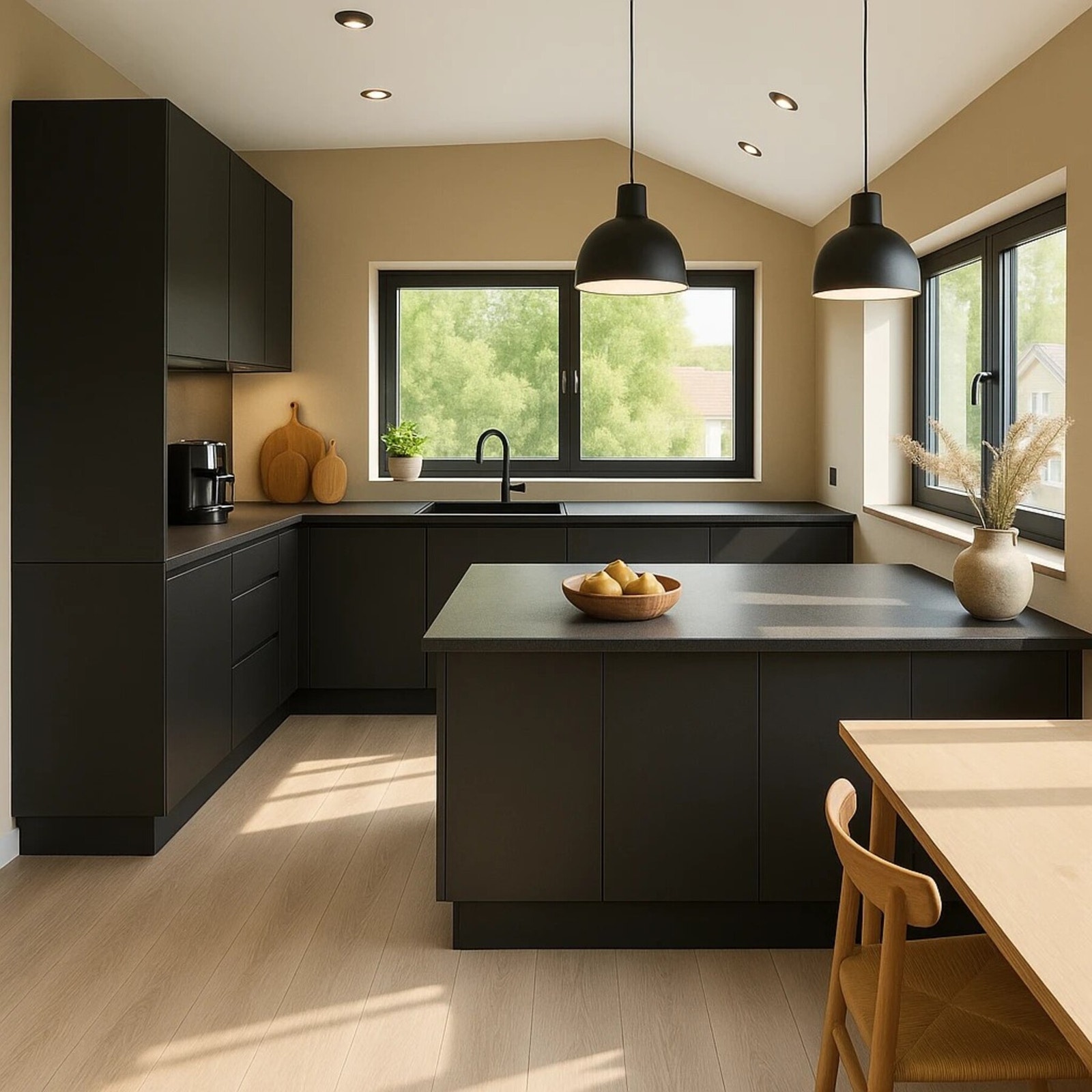 Kjøkken. Her har du mulighet for påvirke farge på fronter. Illustrasjon-foto Galleribilde