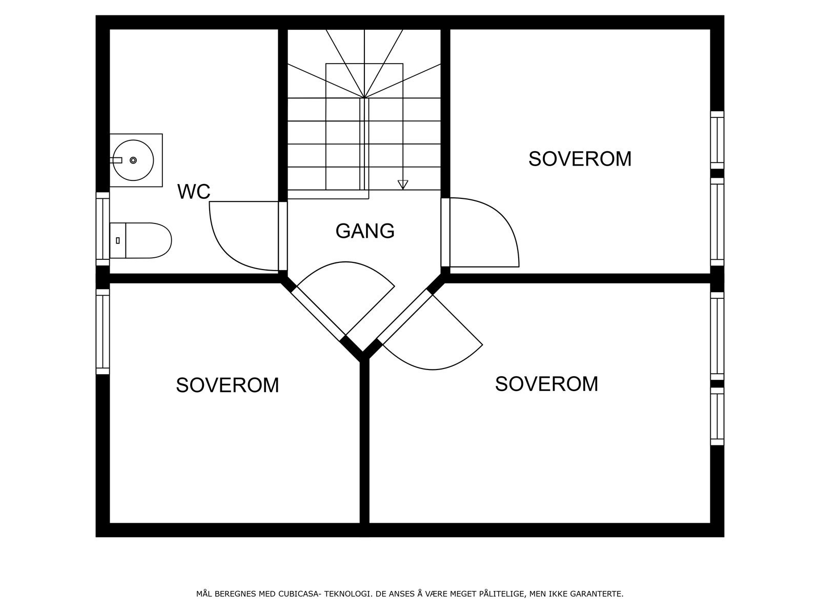 Plantegning loft Galleribilde