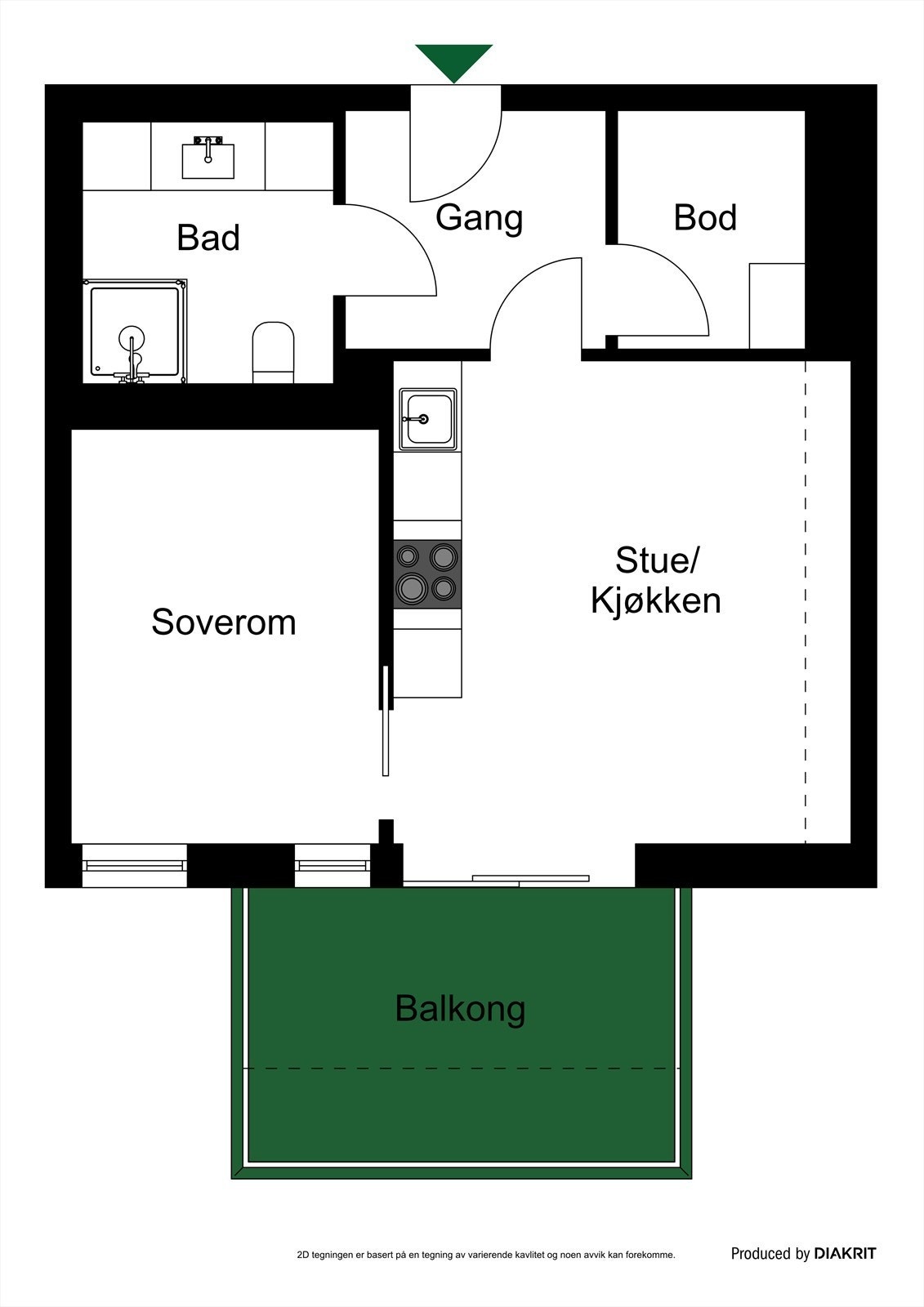 Planskisse 3. etg. Galleribilde