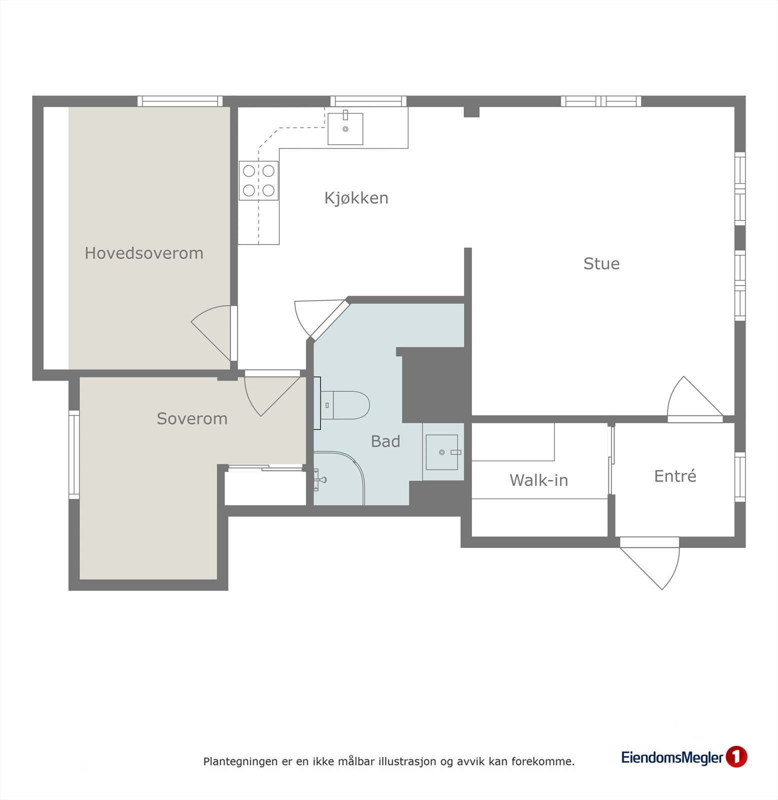 Planteikning Galleribilde