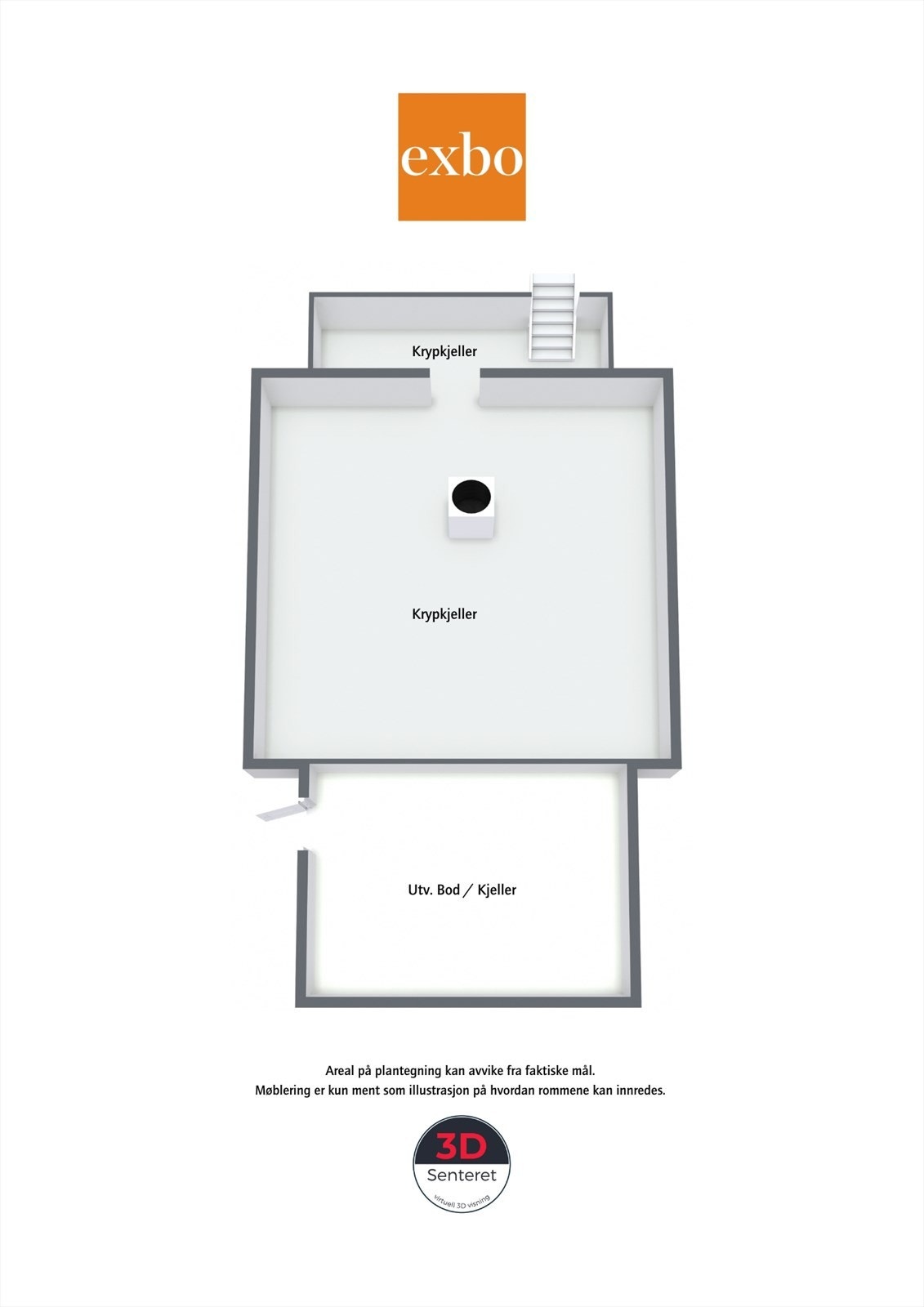 Plantegning kjeller Galleribilde