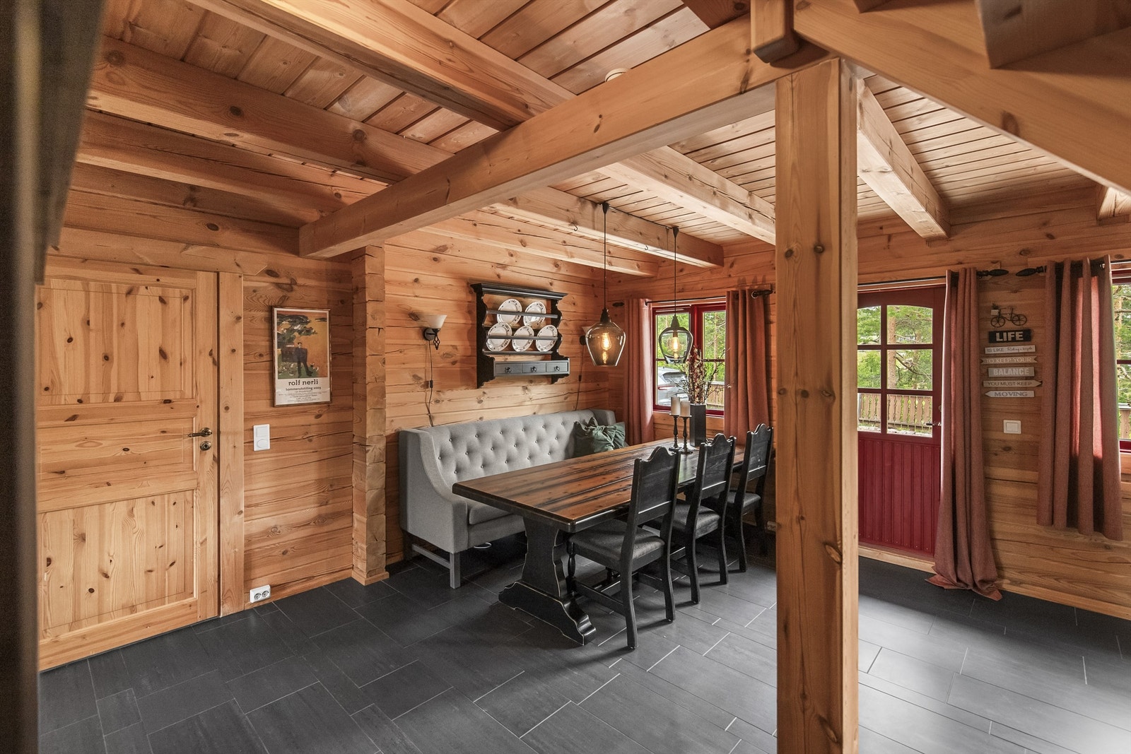 Hytten er på 98 kvm i BRA-i Galleribilde