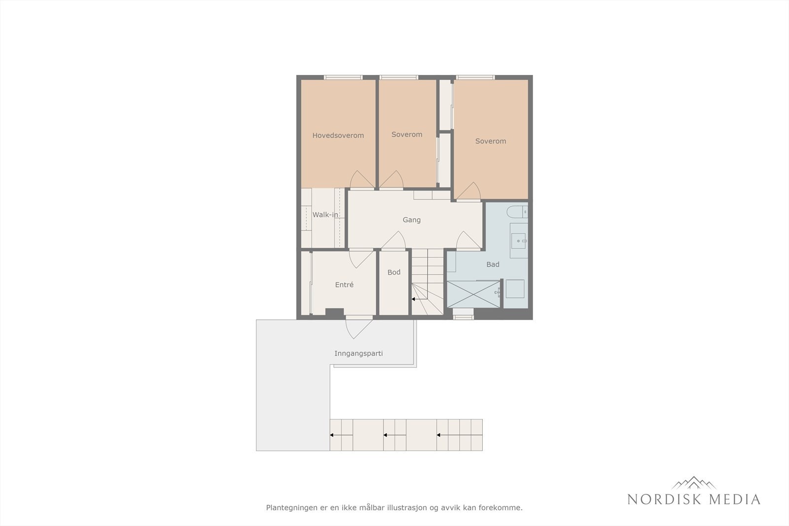 Plantegning 1. etasje. Galleribilde