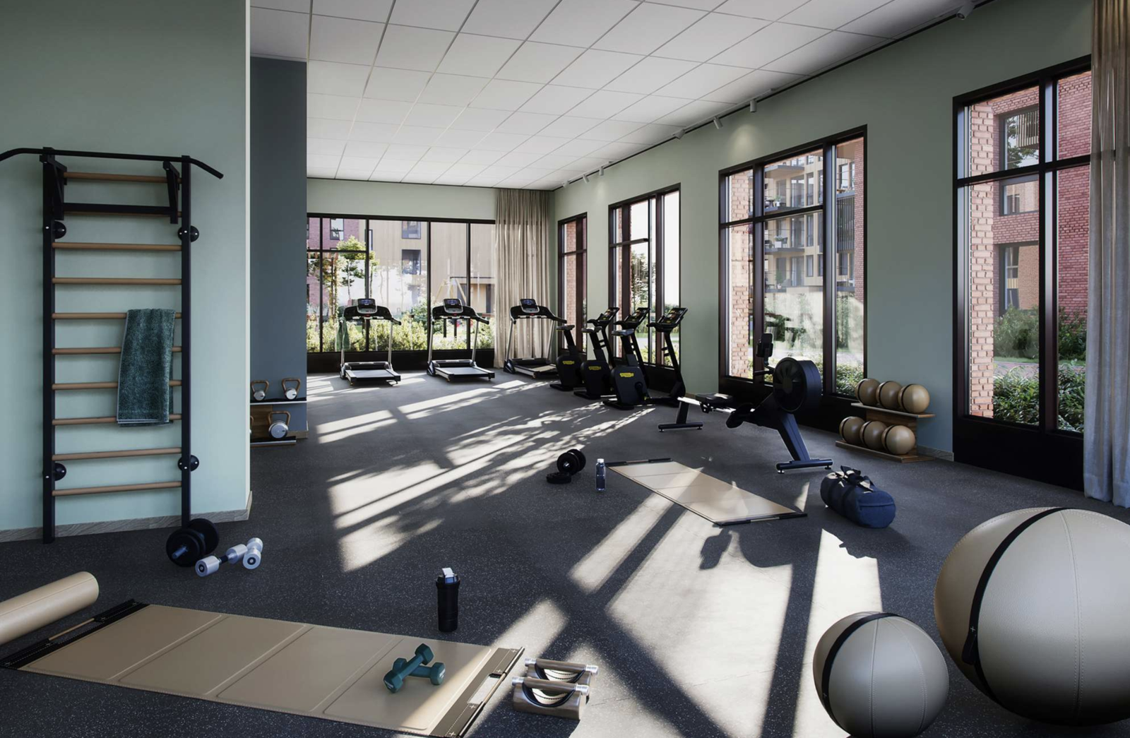 Bilde er lånt fra utbygger og er kun ment som en illustrasjon av prosjektet. Bildet viser Selvaag Pluss konseptet. Bilde vil avvike fra ferdig leveranse og fra den aktuelle leiligheten Galleribilde