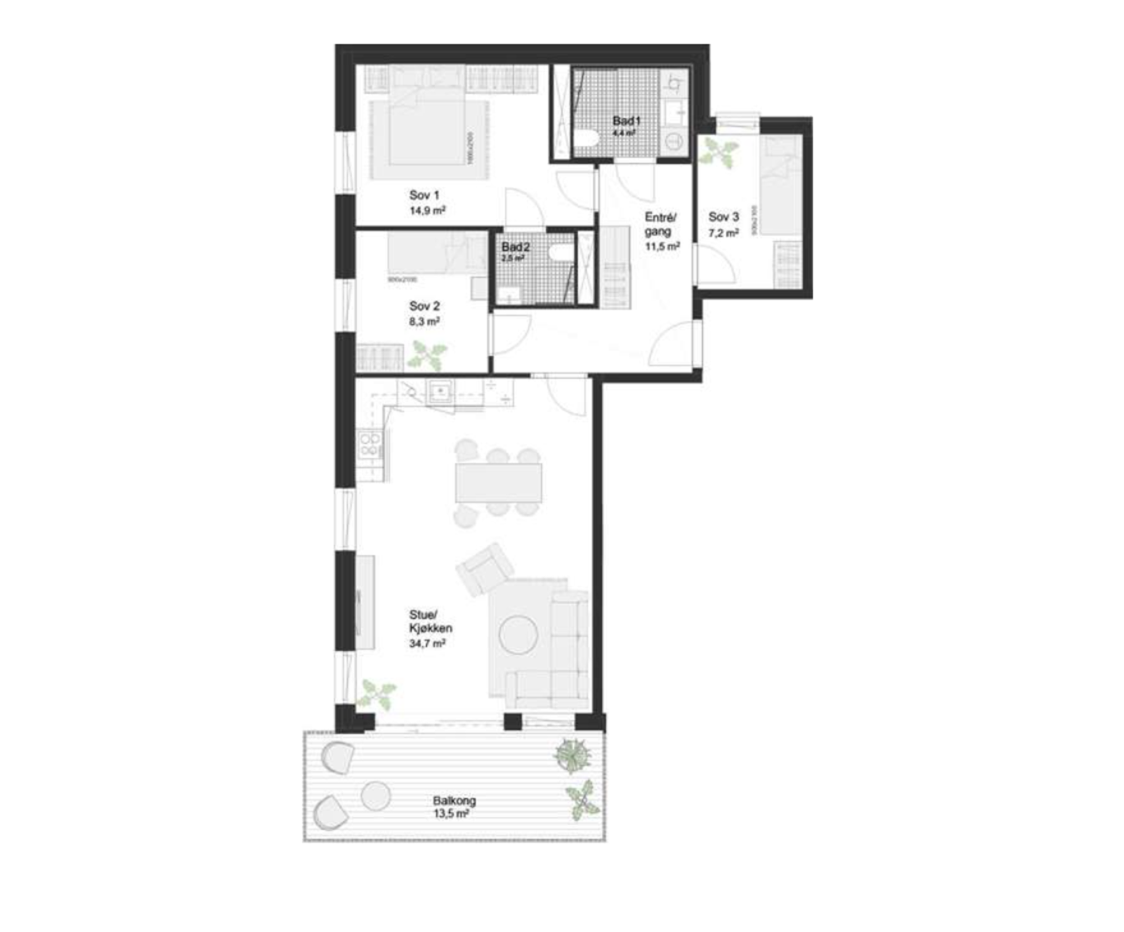 Planløsning Galleribilde