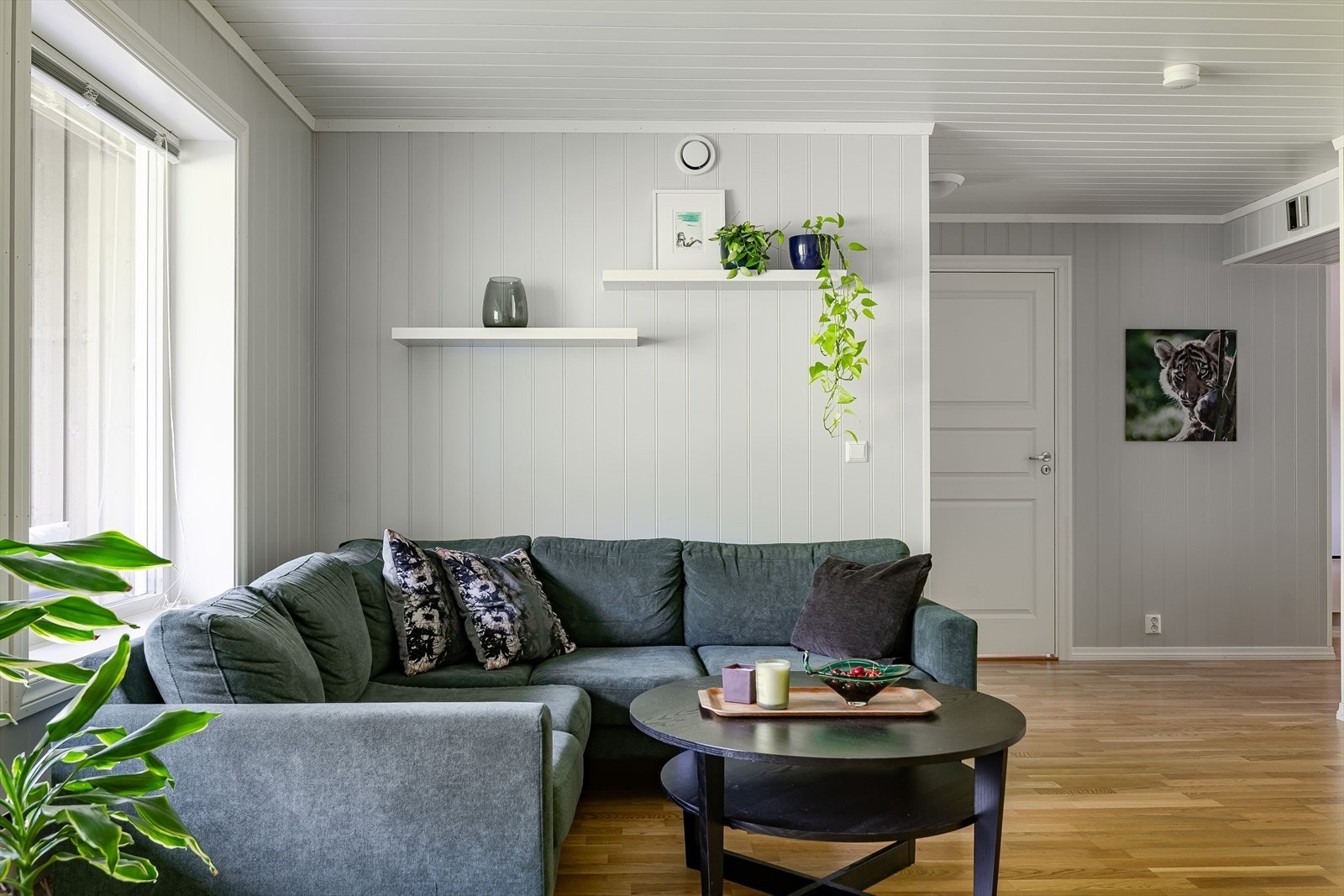 Leiligheten har balansert ventilasjonsanlegg med varmegjenvinner som sørger for et godt inneklima. Galleribilde