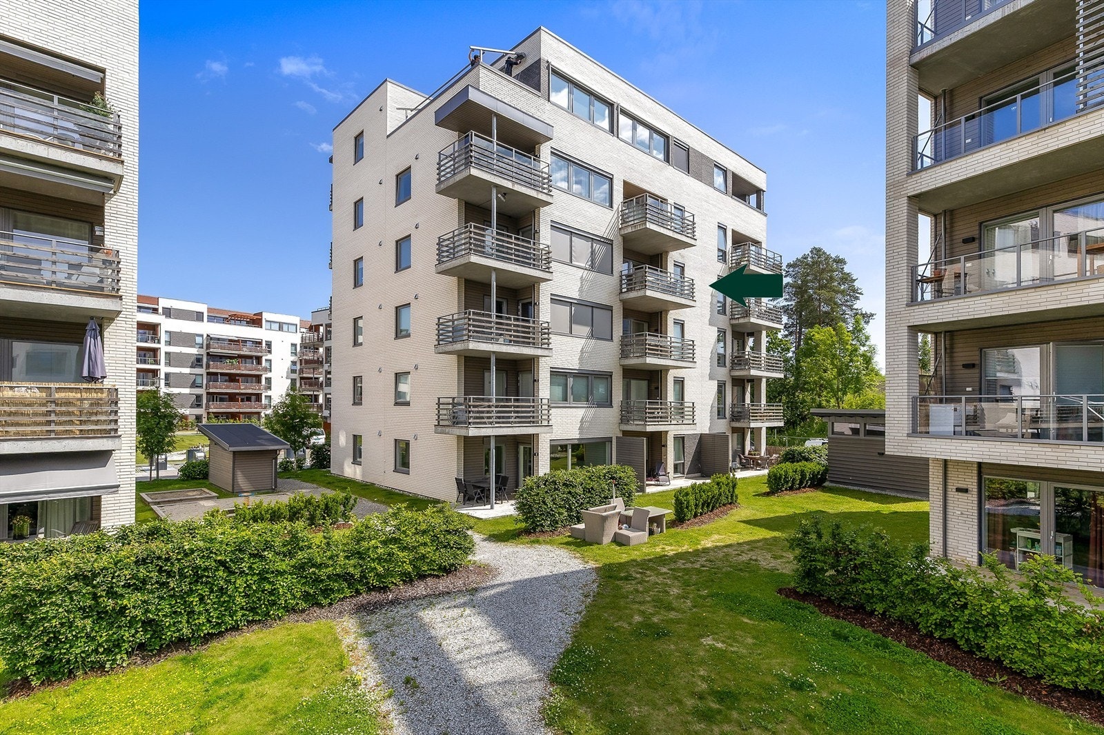 Leiligheten er beliggende i byggets 4.etasje. Galleribilde