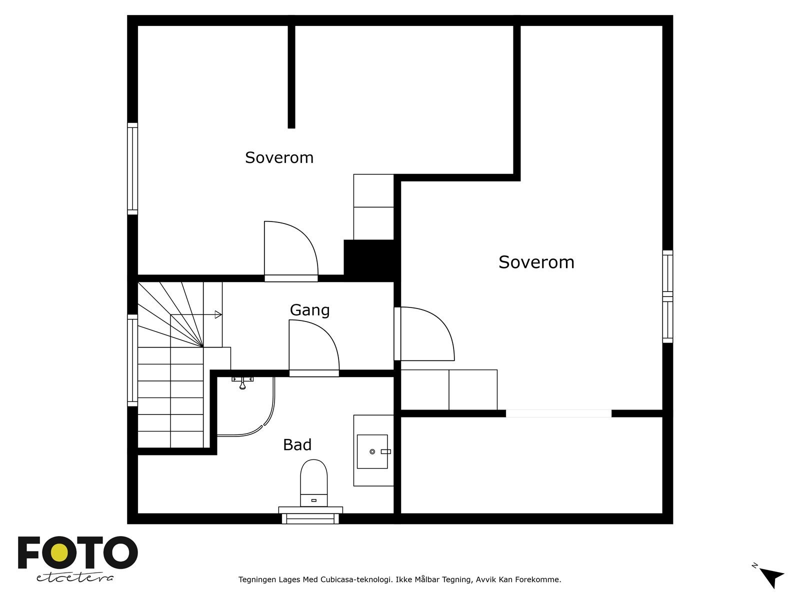 Veiledende plantegning 2. etasje. Ikke målbar Galleribilde