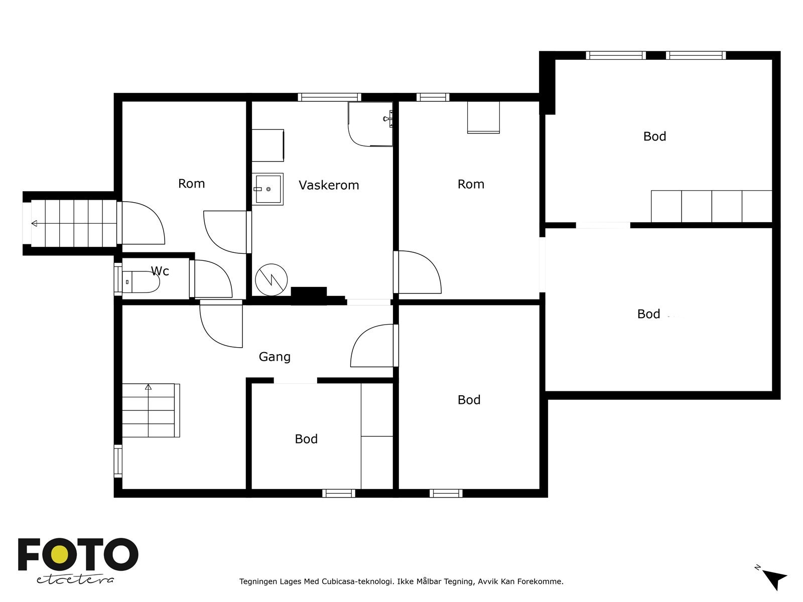 Veiledende plantegning 1. underetasje. Ikke målbar Galleribilde
