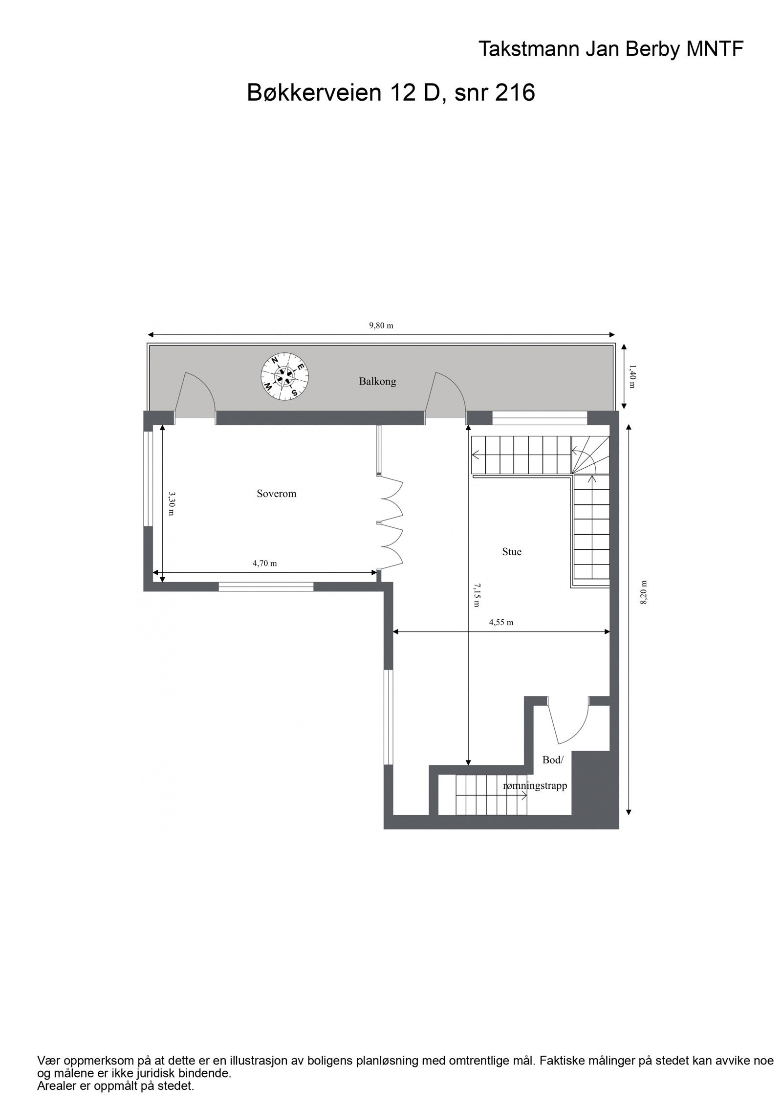 Plantegning - 5. Etasje Galleribilde