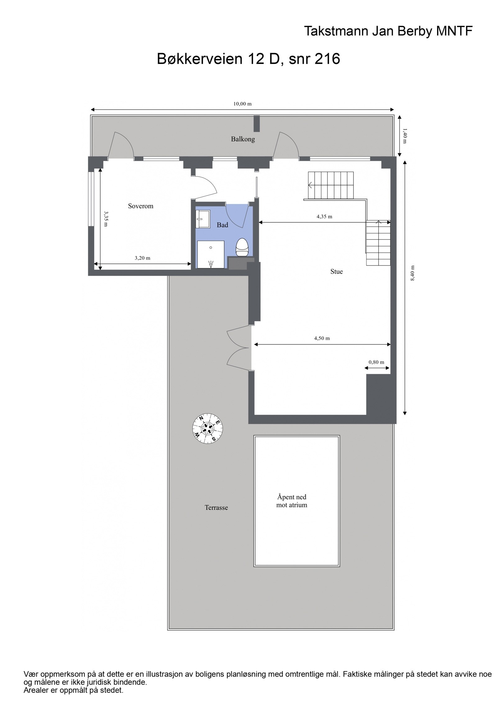 Plantegning - 4. etasje Galleribilde