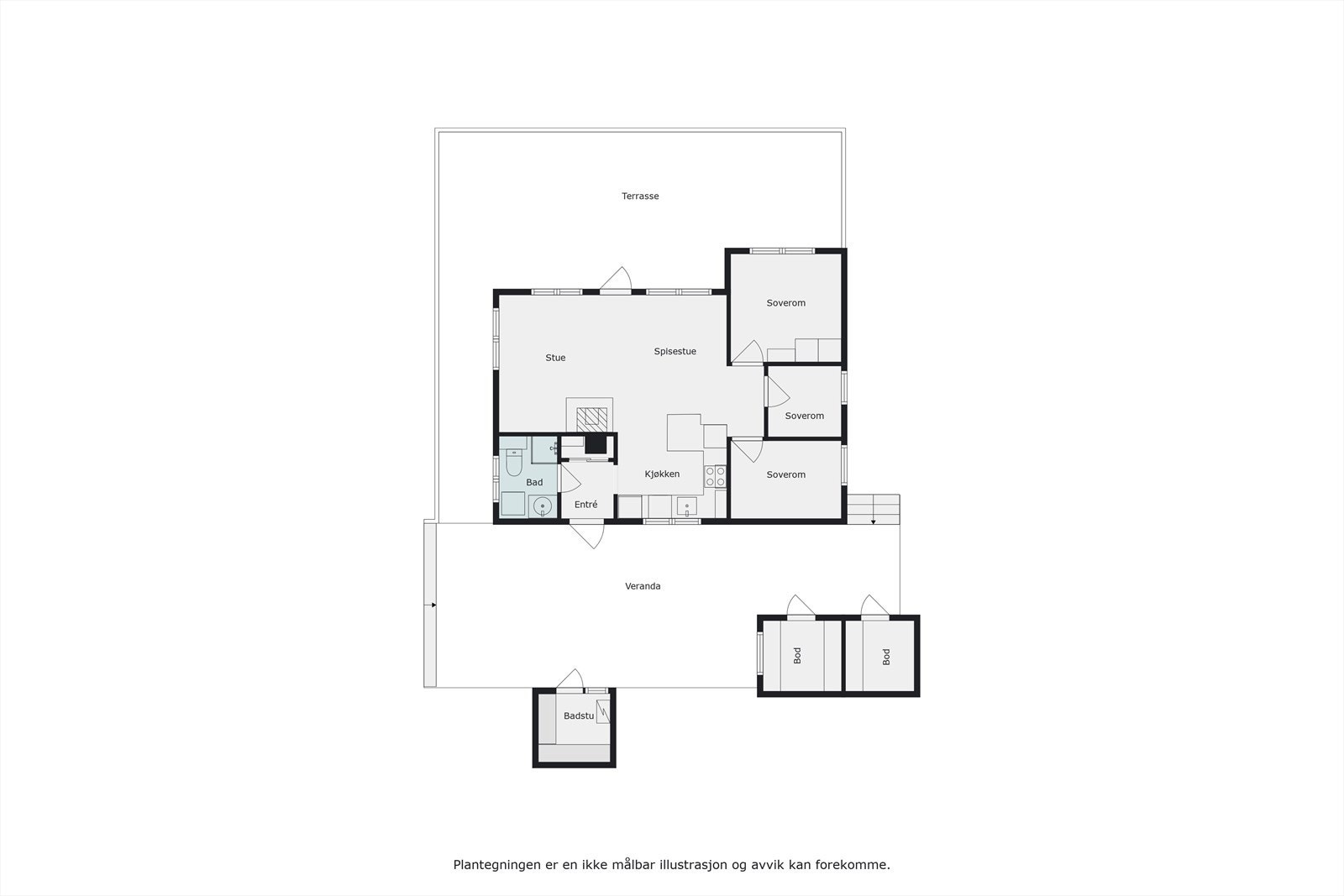 Plantegning Galleribilde