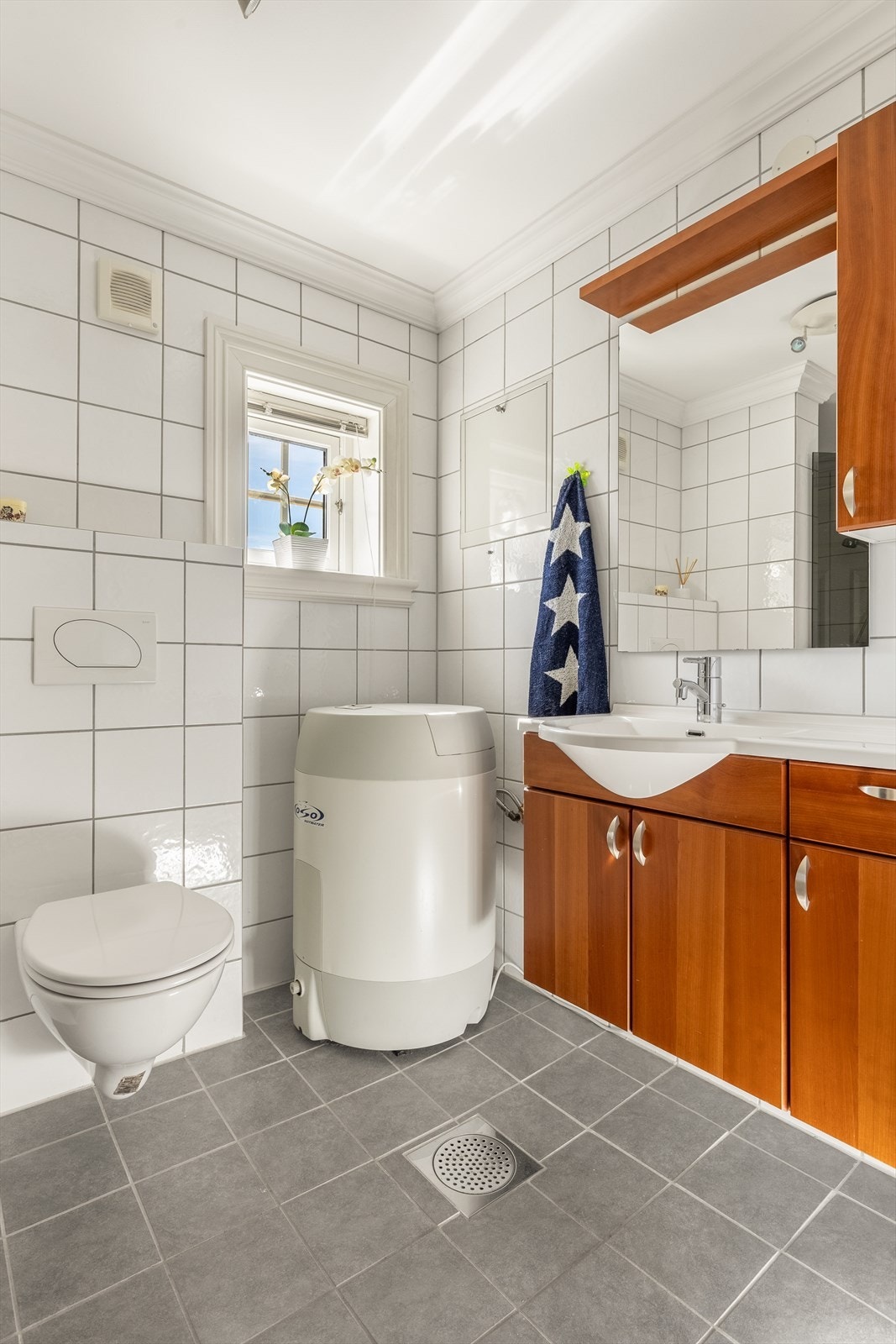 Det er gulvvarme på hovedbadet Galleribilde