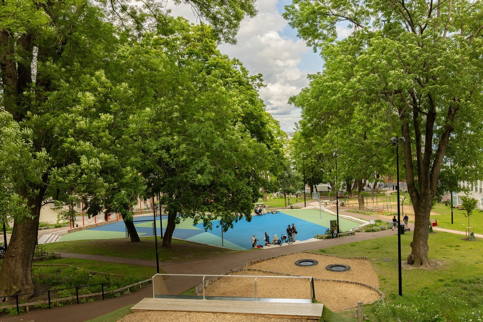 Nærområde, Kristparken ble totalrenovert i 2024 Galleribilde